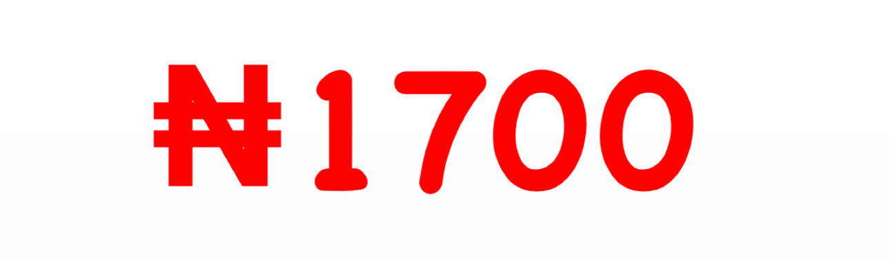 ₦1700