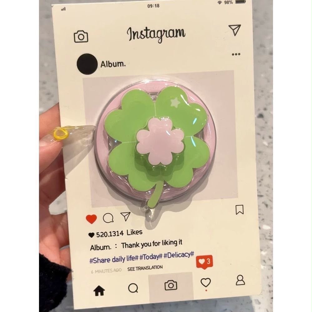 Leaf Clover Rotating Magsafe Magnetic Phone Grip