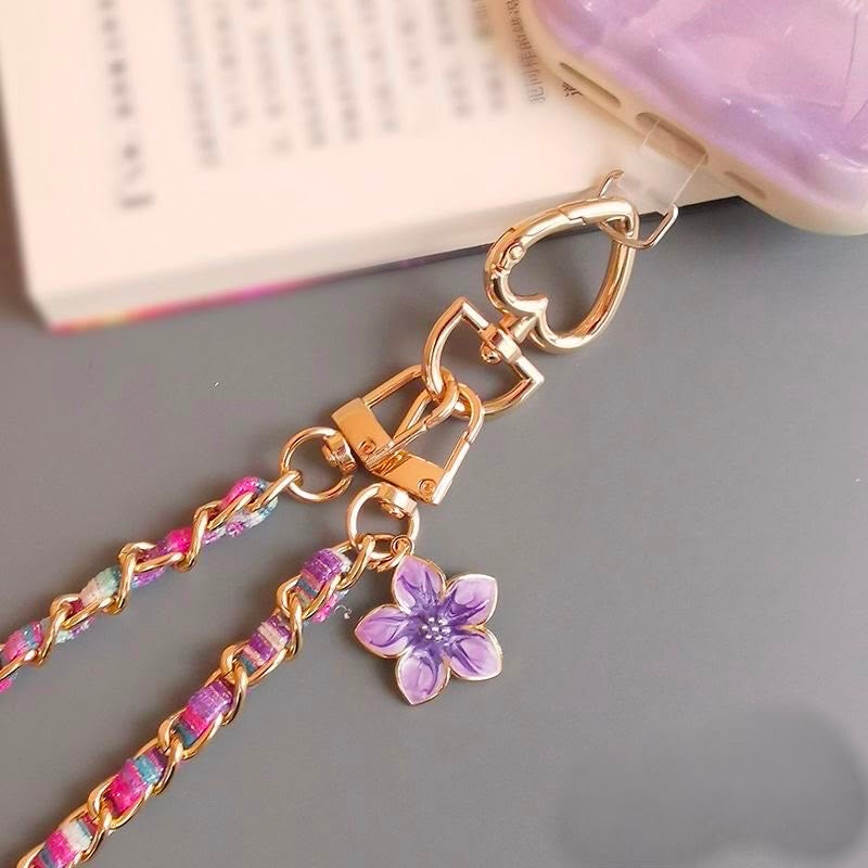 Rainbow Luxe Phone Lanyard