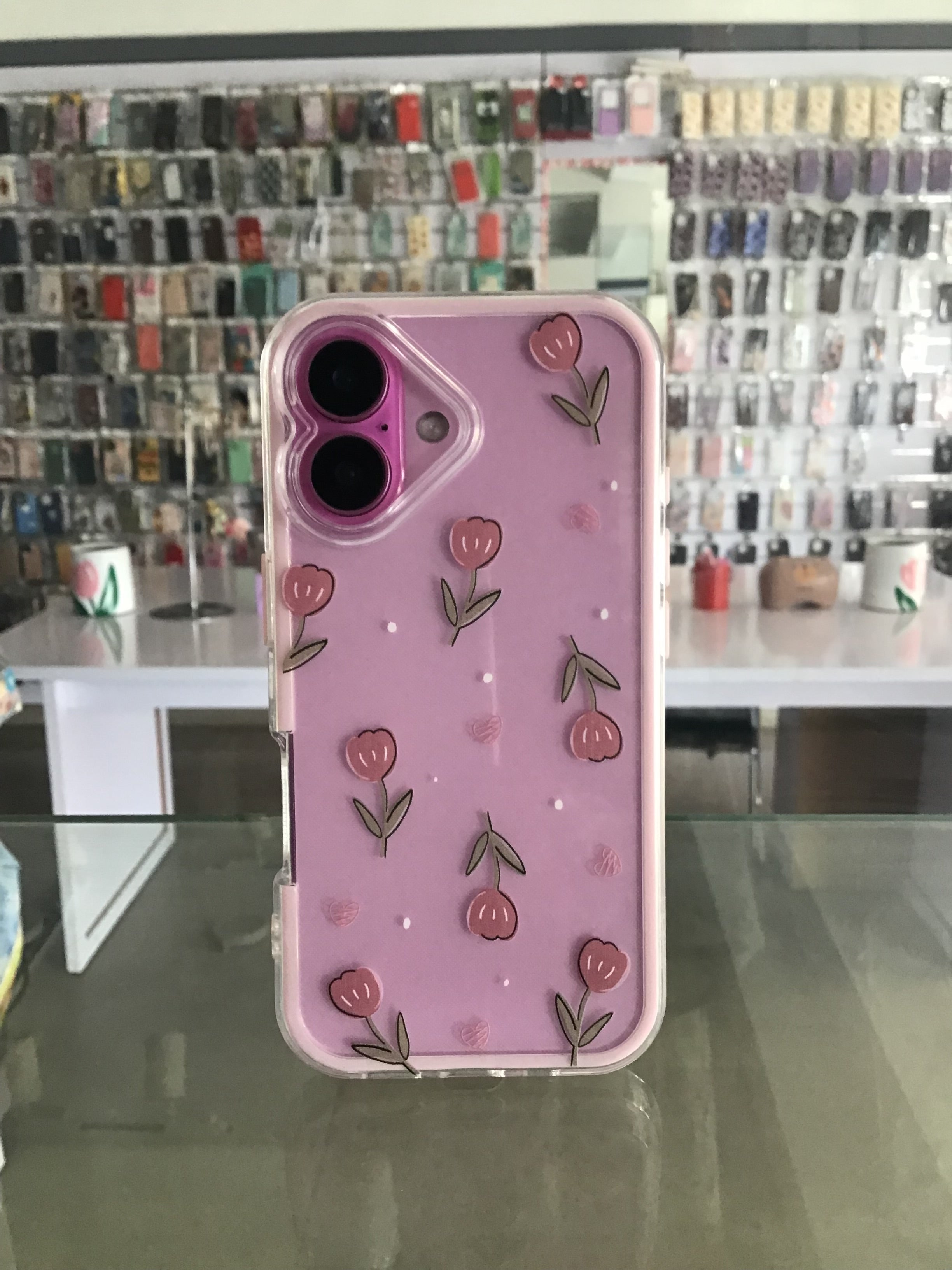 Pink Tulip iPhone Case