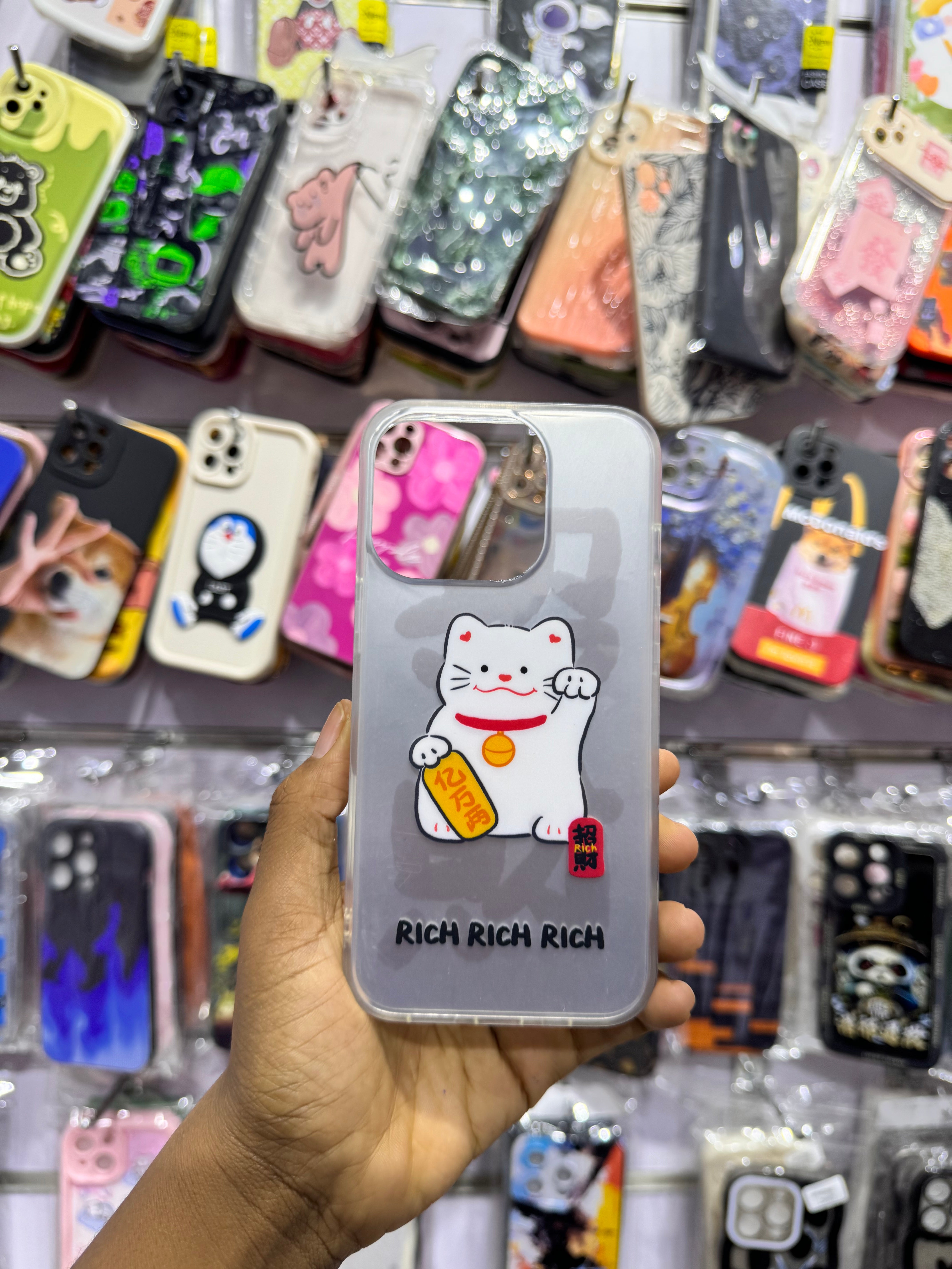 Rich Rich Cat Case For IPhones