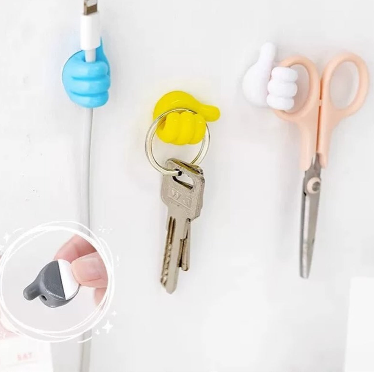 Thumb Mini Cord Holder For Earpiece,usb & More