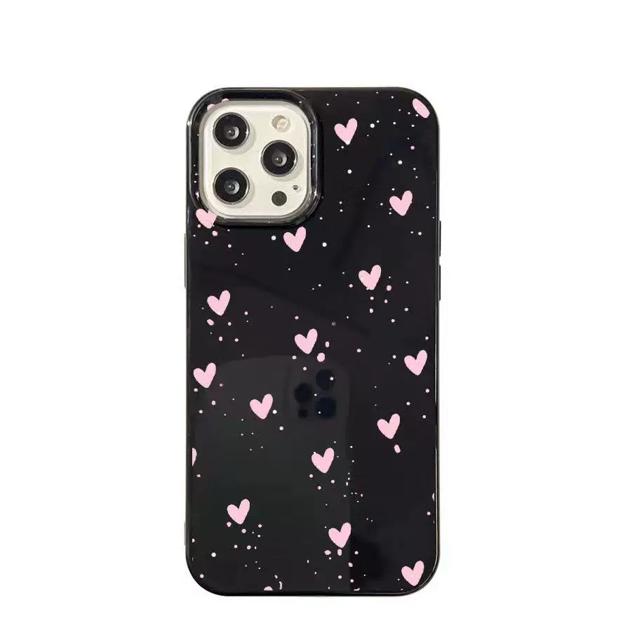 Pink Heart Case For IPhones