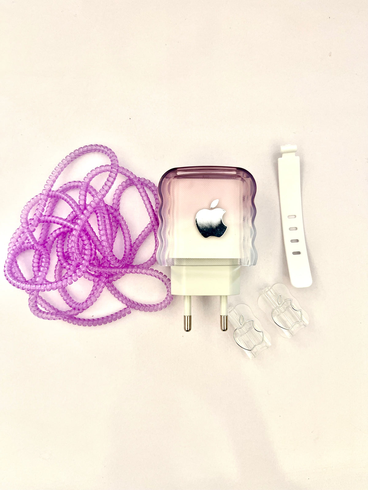 Purple Ombré charger protector set