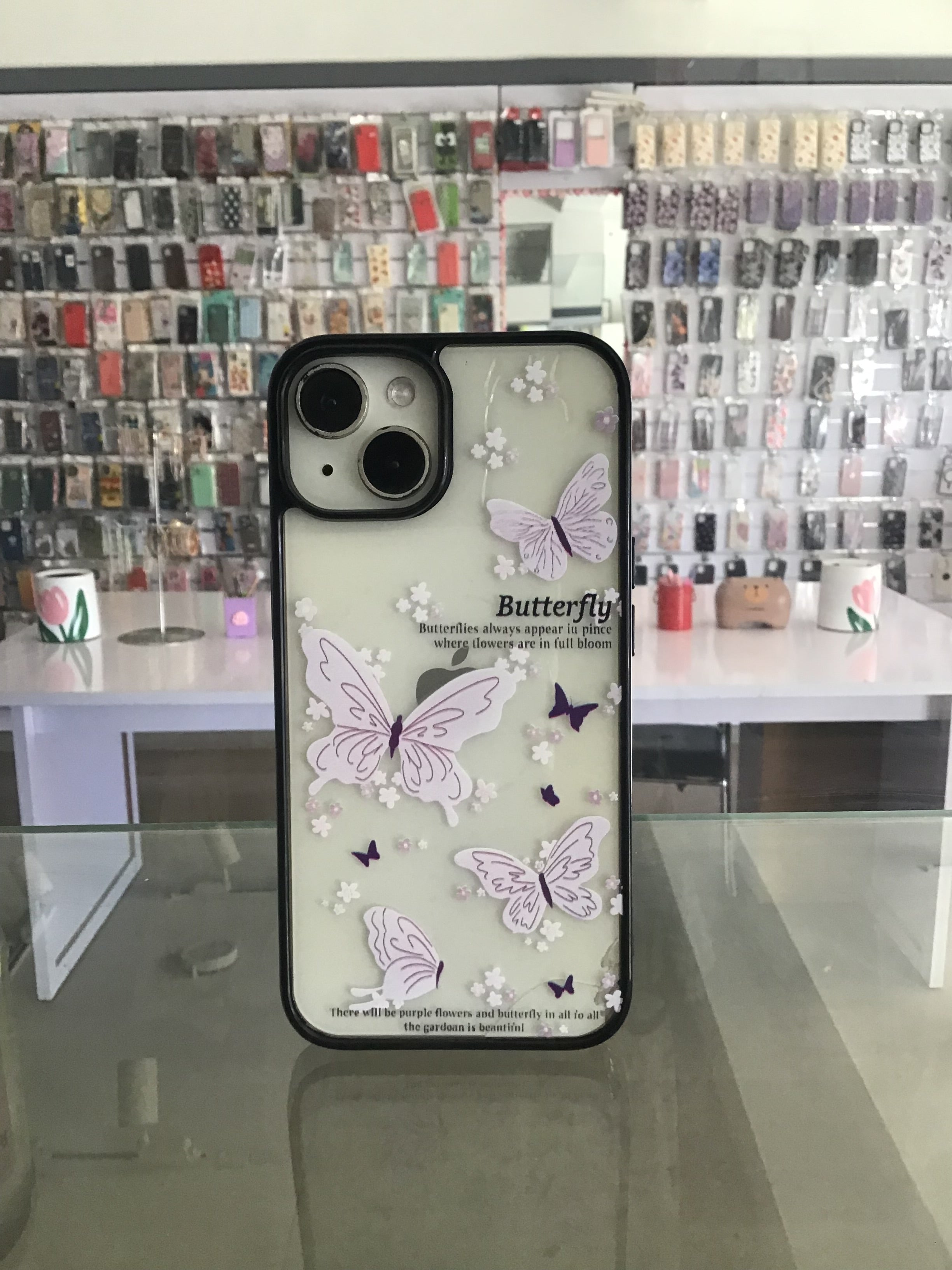 Lilac Butterfly Glow Case