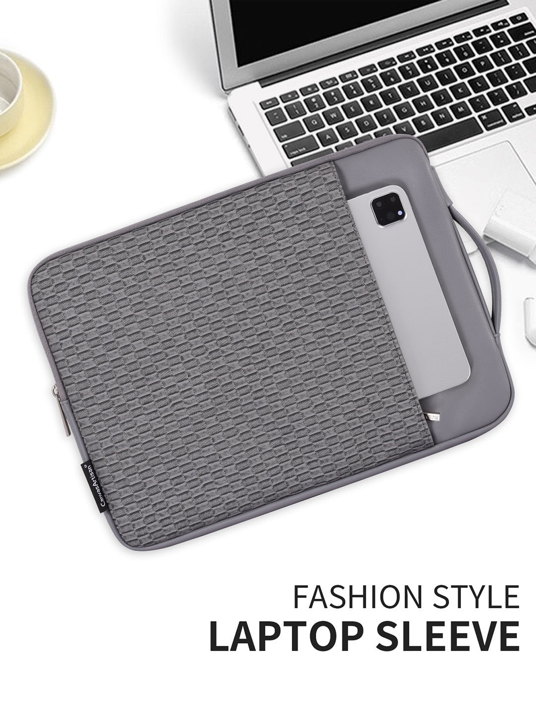 15-Inch Grey Protective Laptop Sleeve