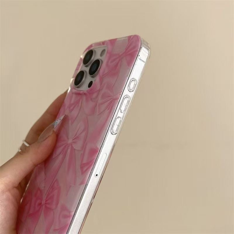 Pink bow case for iPhones