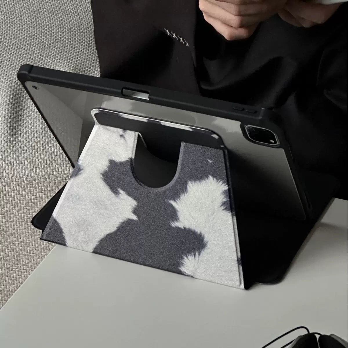 Cow Print iPad Case