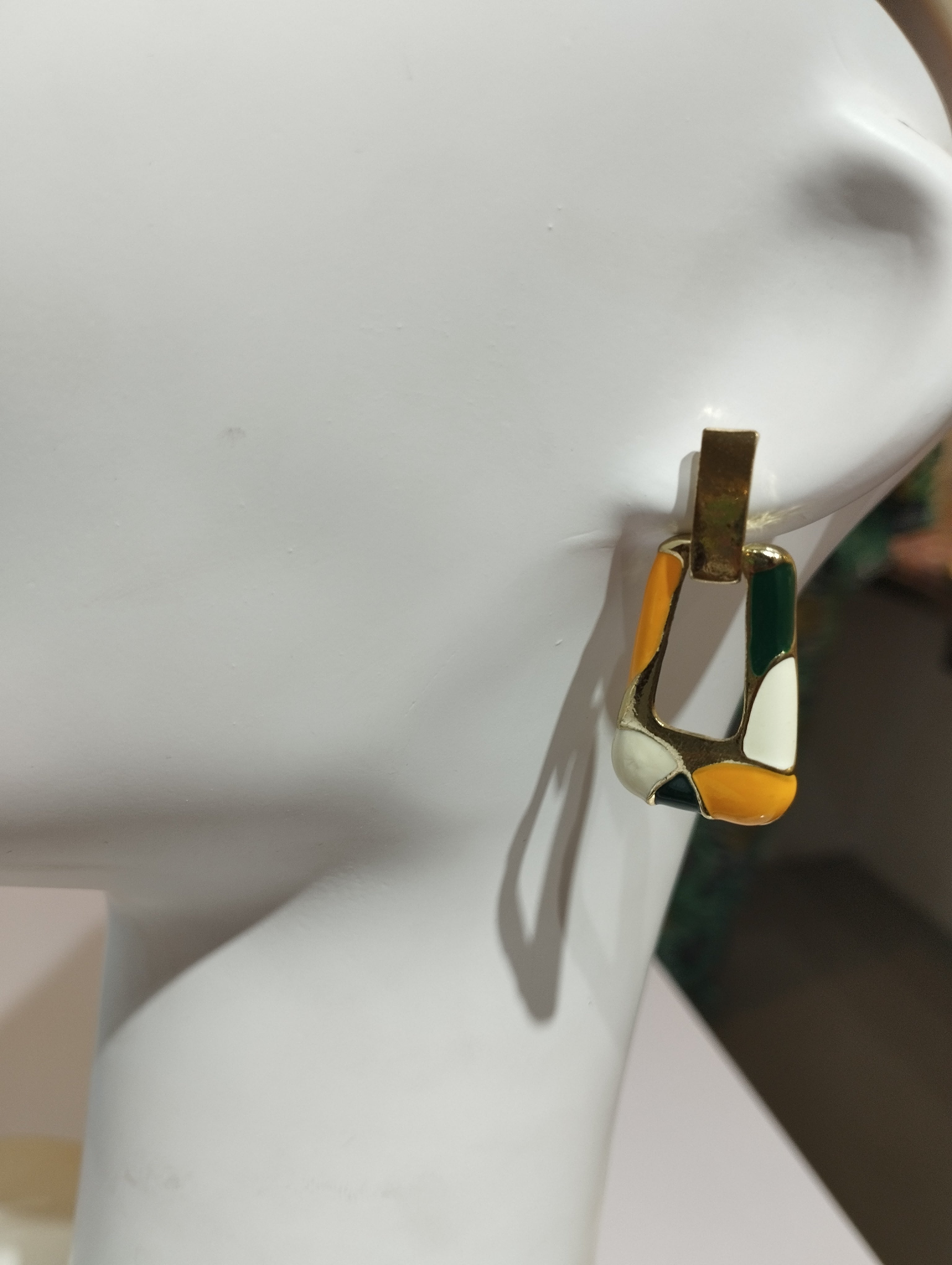 Gold colorful Earrings