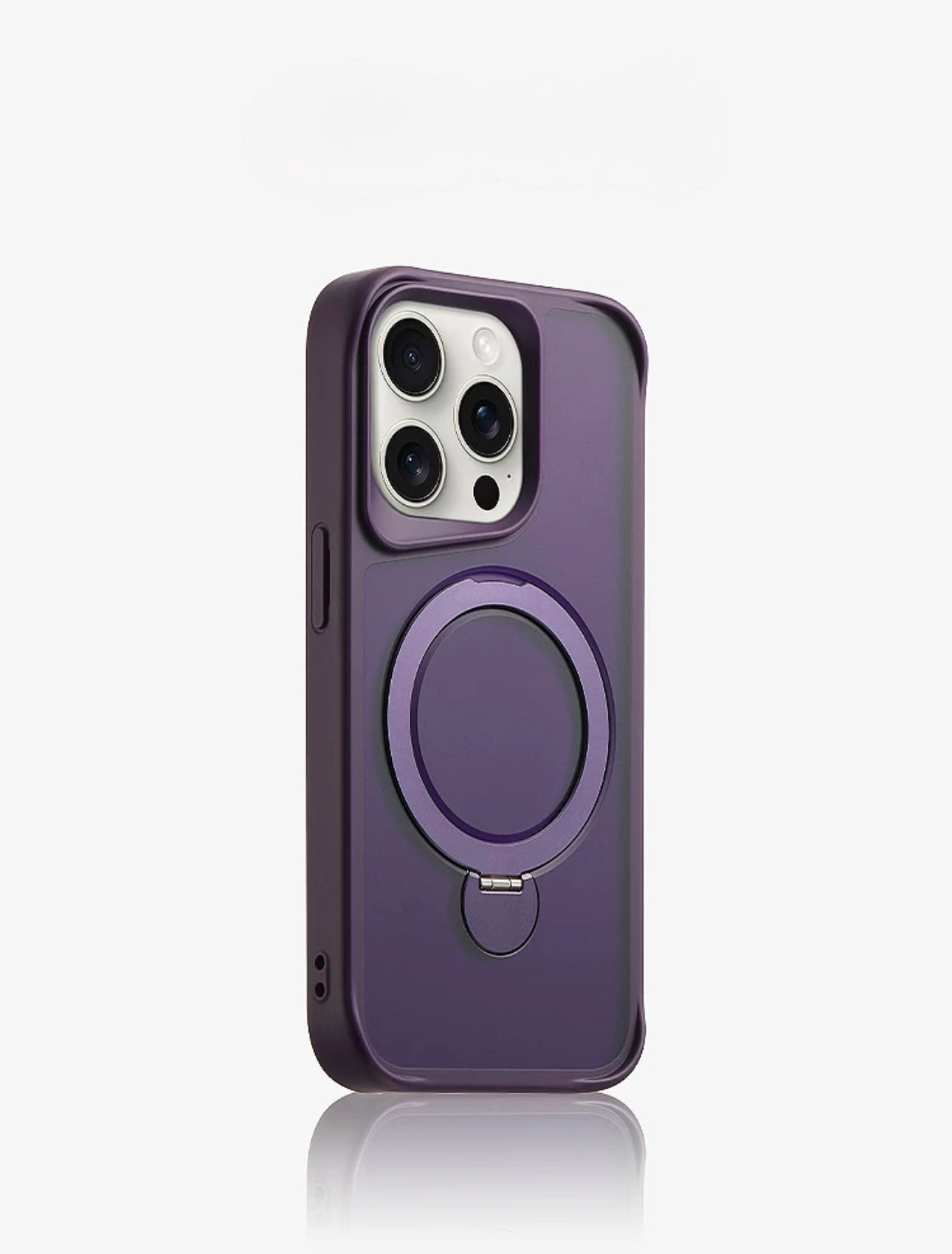 Matte Ring Magsafe Case For Iphones