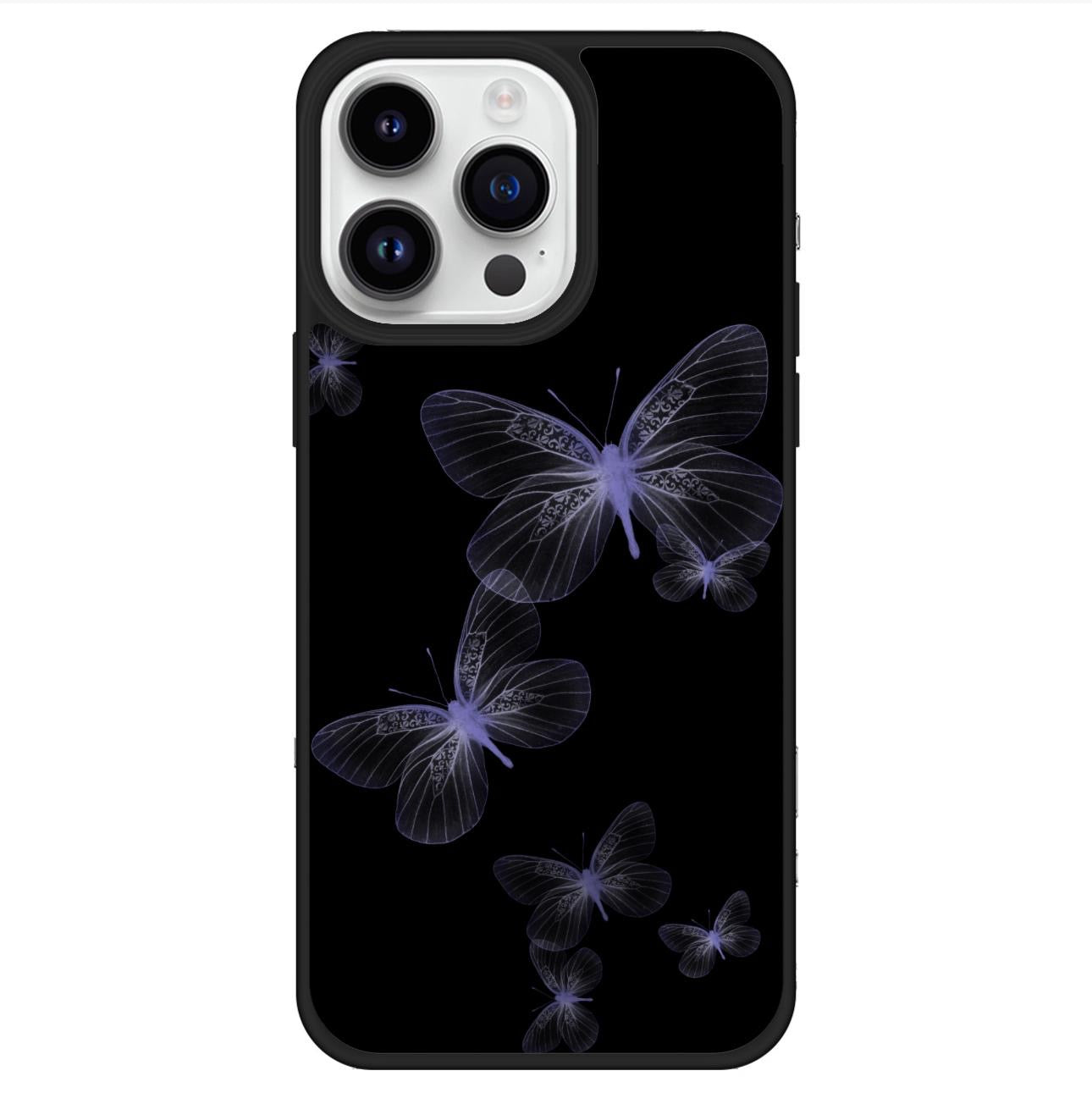 Neon Butterflies Case For iPhones