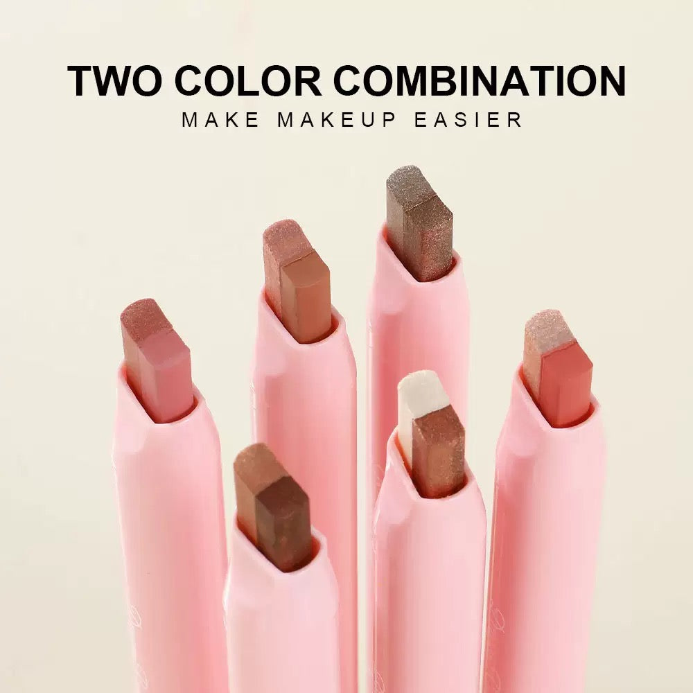 two-color eye shadow pen