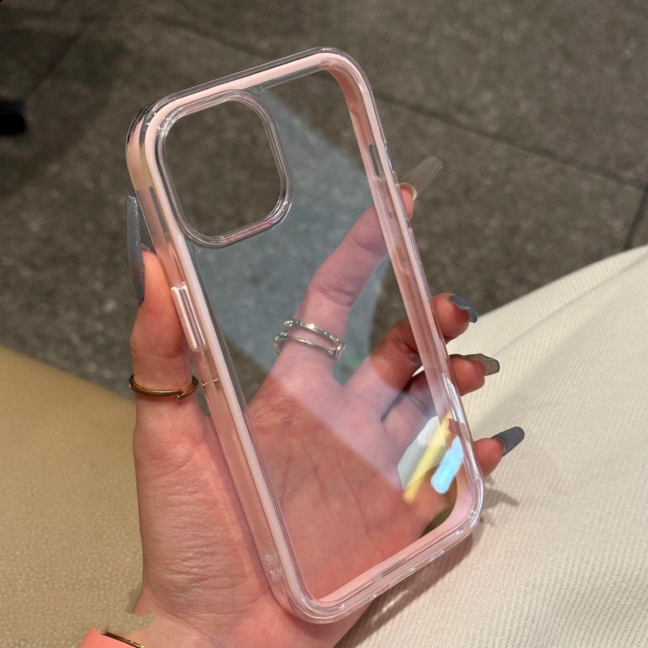 Pastel Frame Clear Case