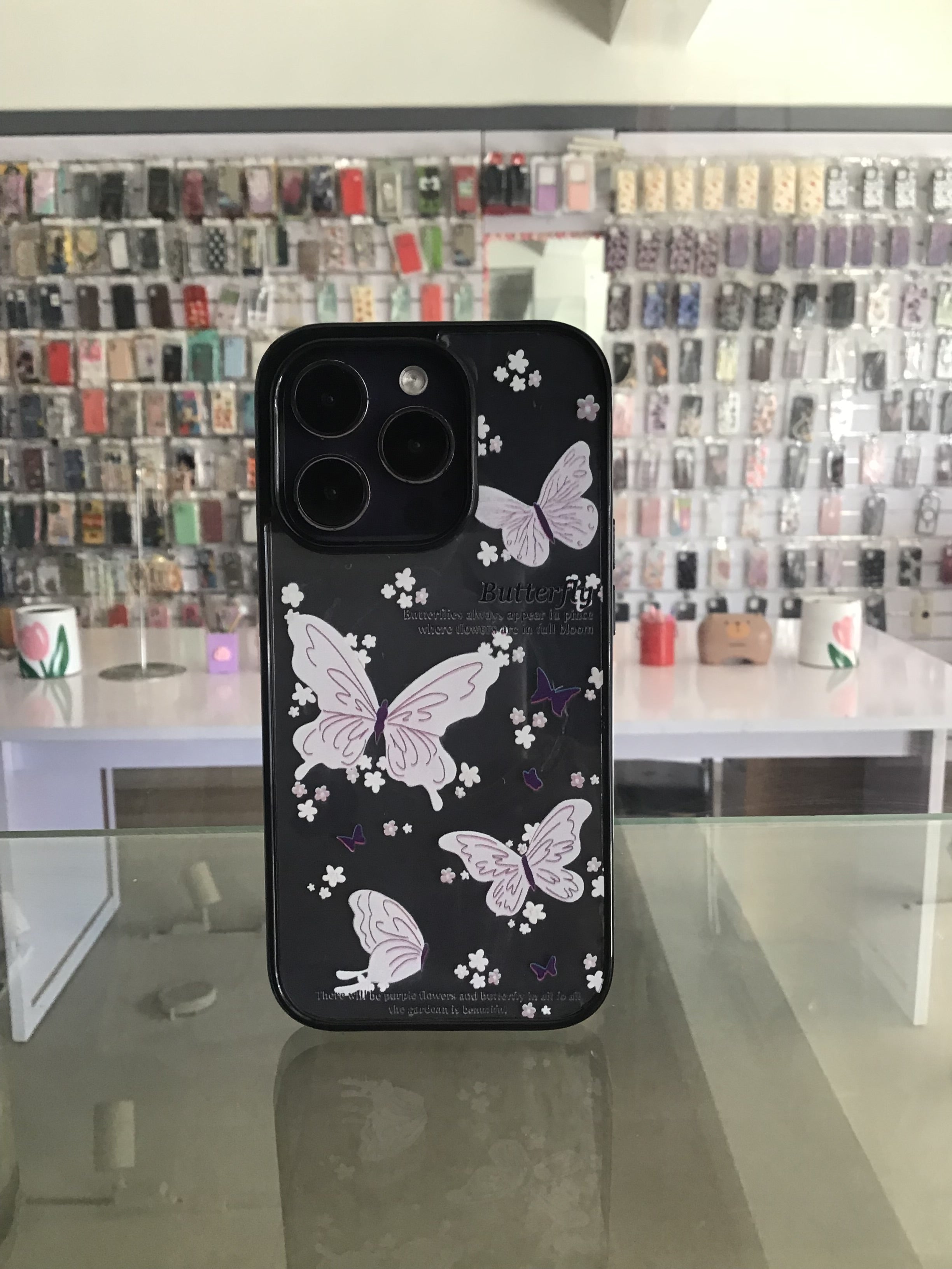 Lilac Butterfly Glow Case
