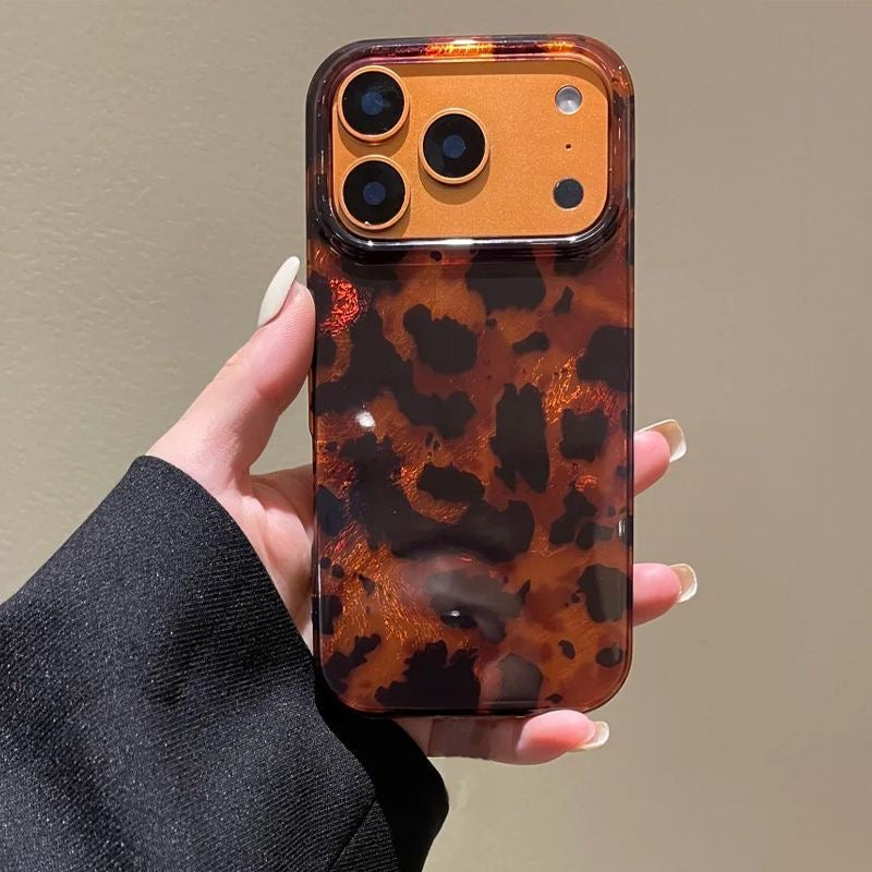 Amber Leopard Case For IPhones