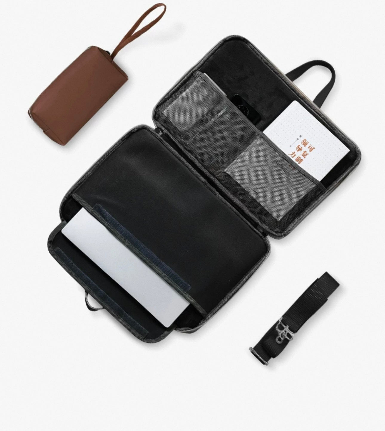 Leopard print Hello laptop sleeve