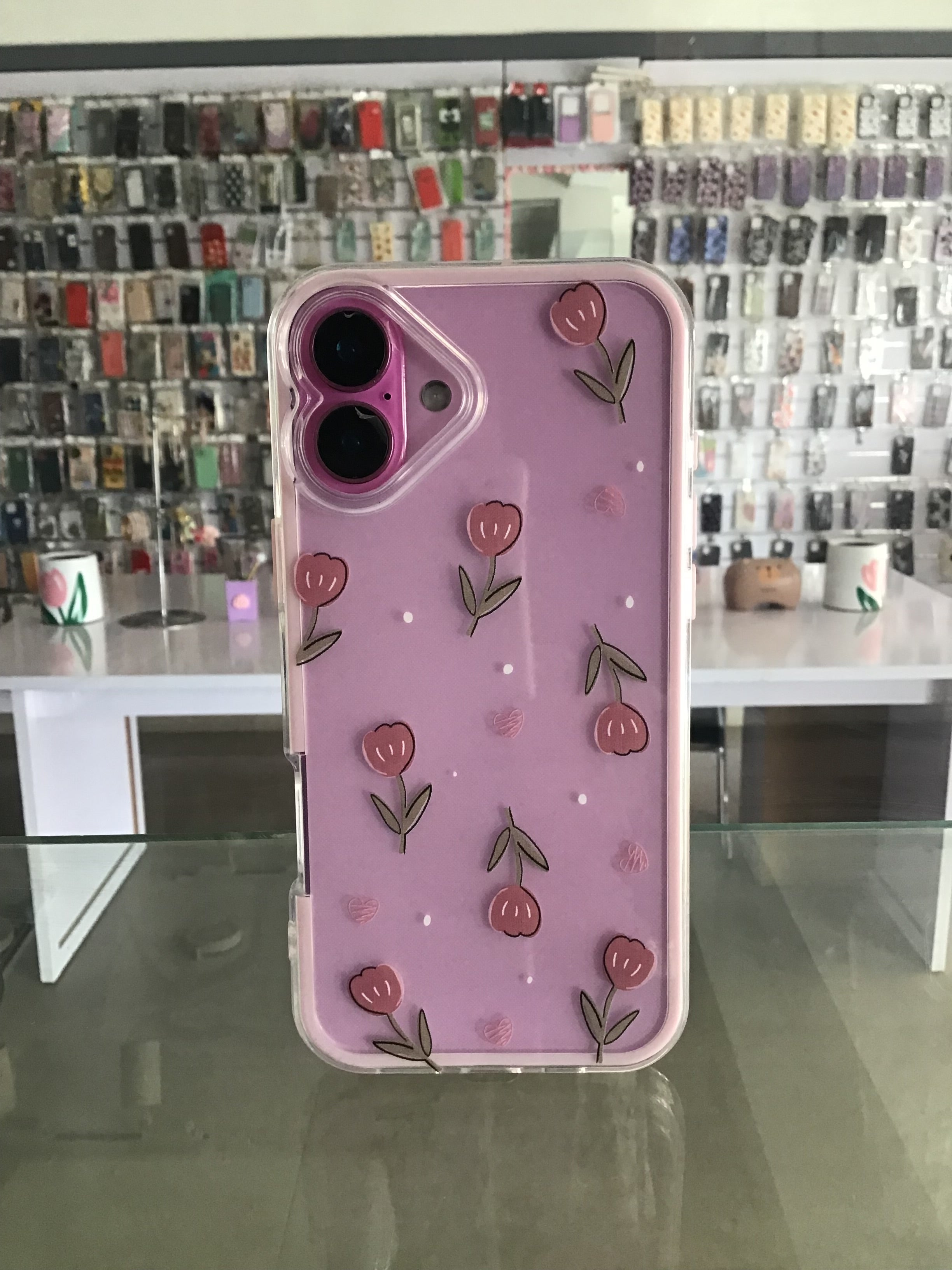 Pink Tulip iPhone Case