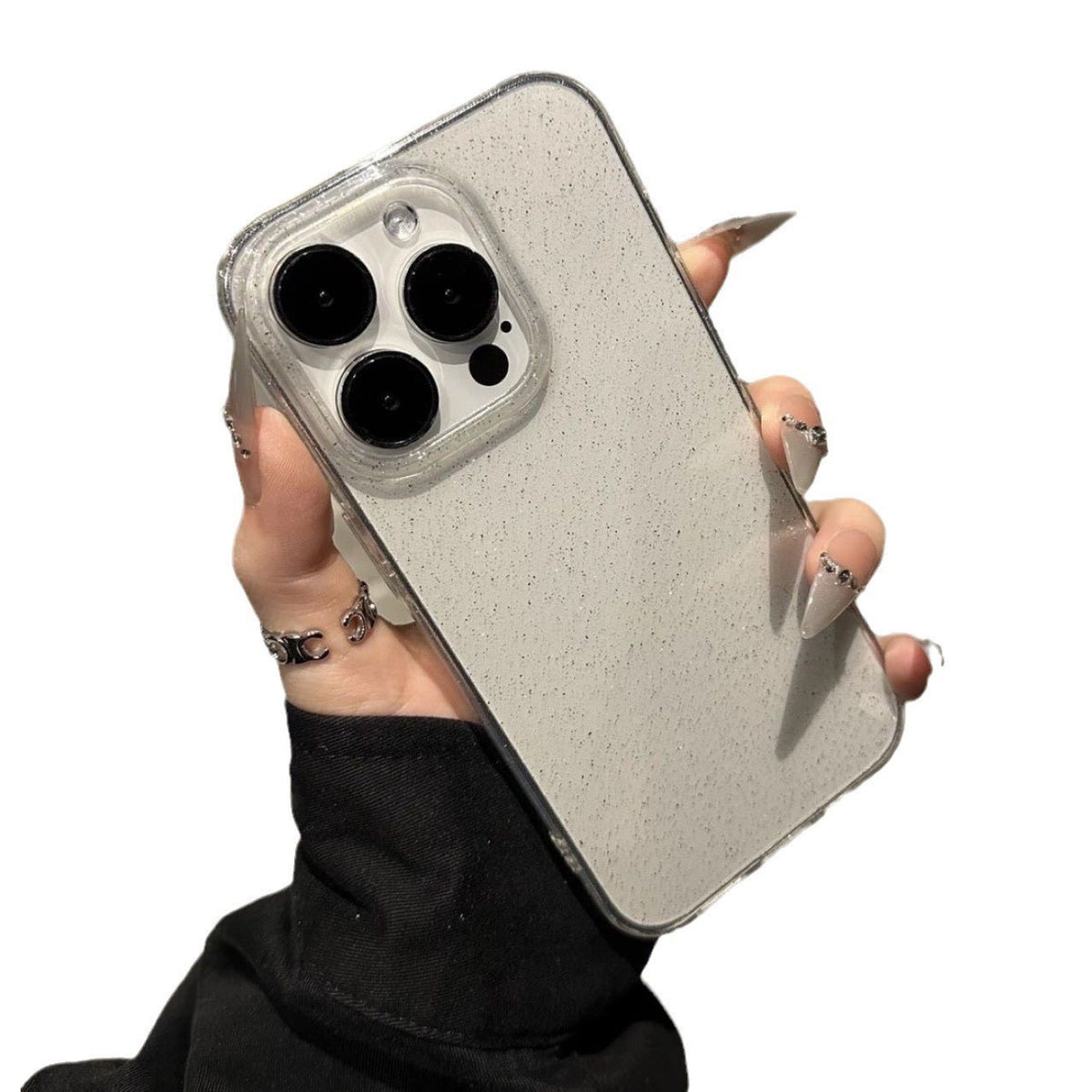 Midnight Glitter iPhone Case