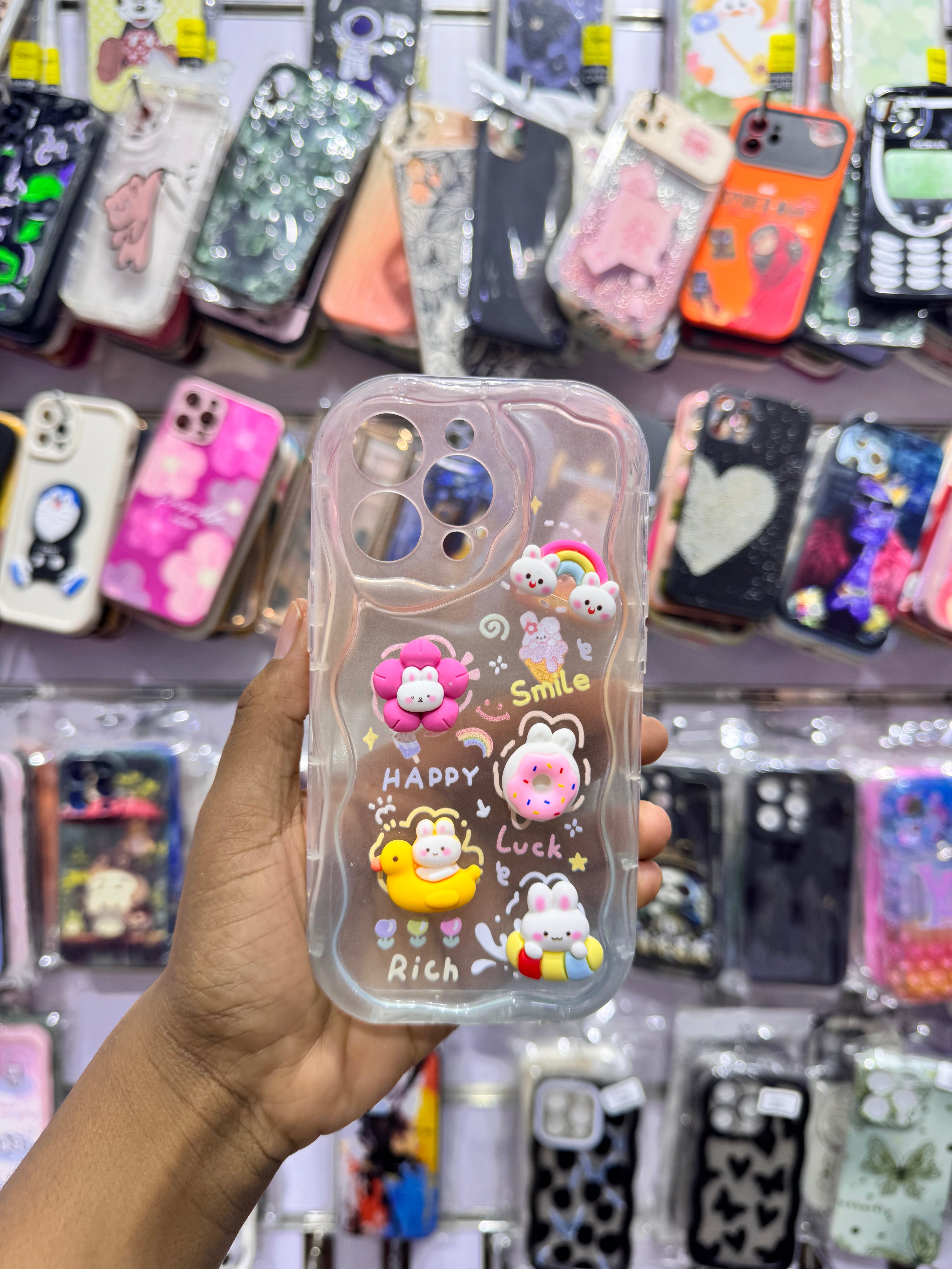 Charm Pink Blue Case For IPhones