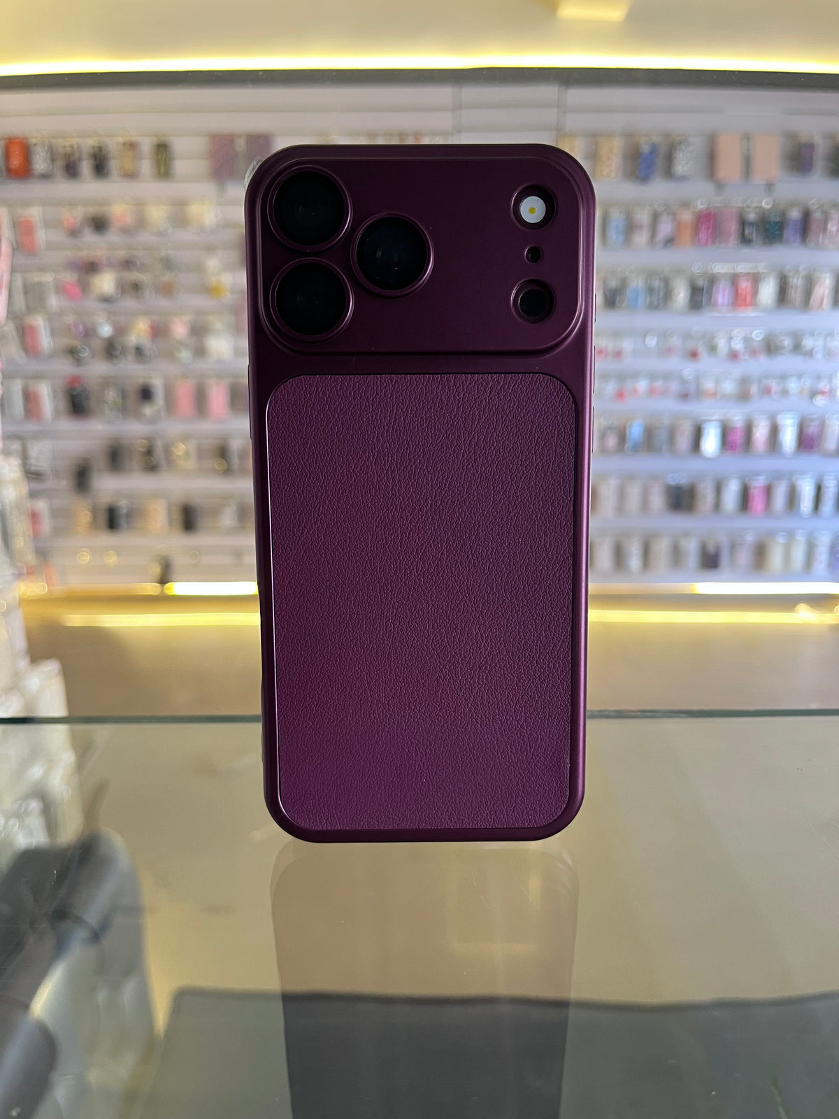 Camera Protection Burgundy Case for 18 series