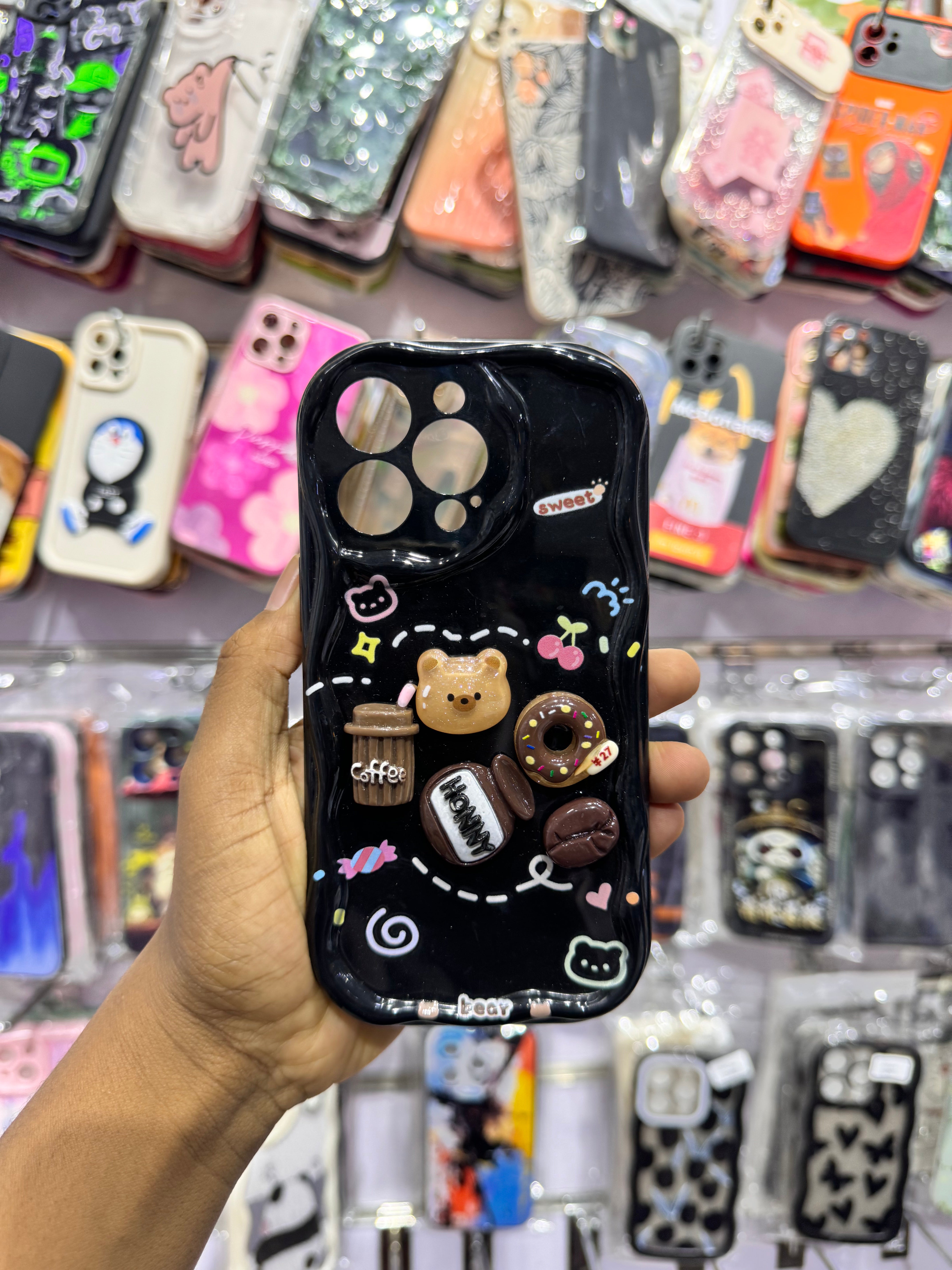 Brown bear Charms Case For IPhones