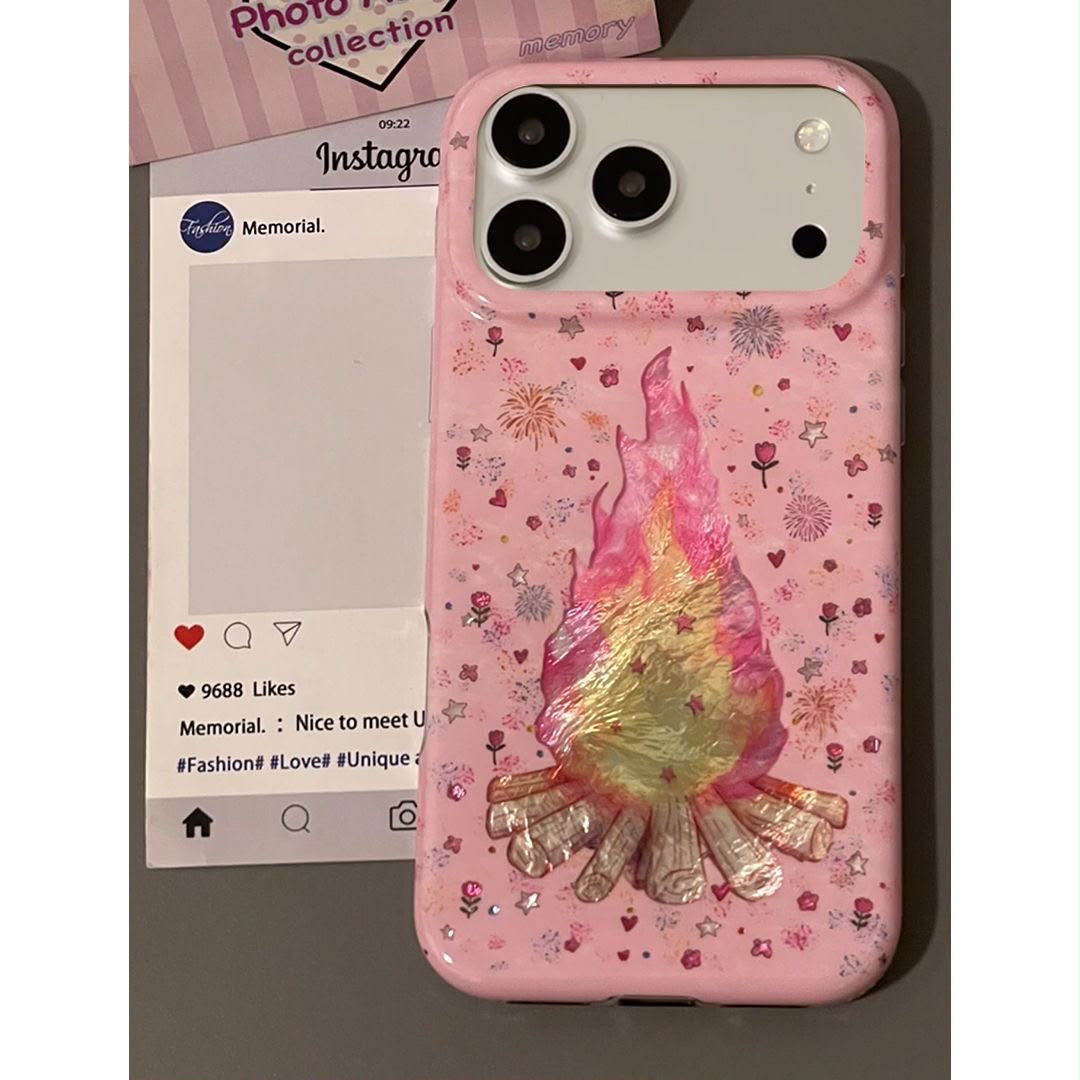 Pink Glitter Floral iPhone Case
