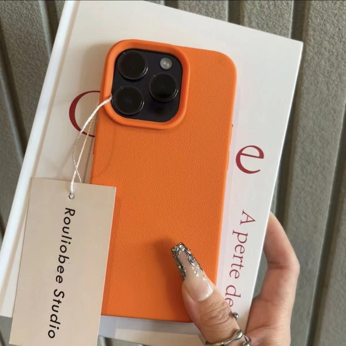 Lychee Texture iPhone Case