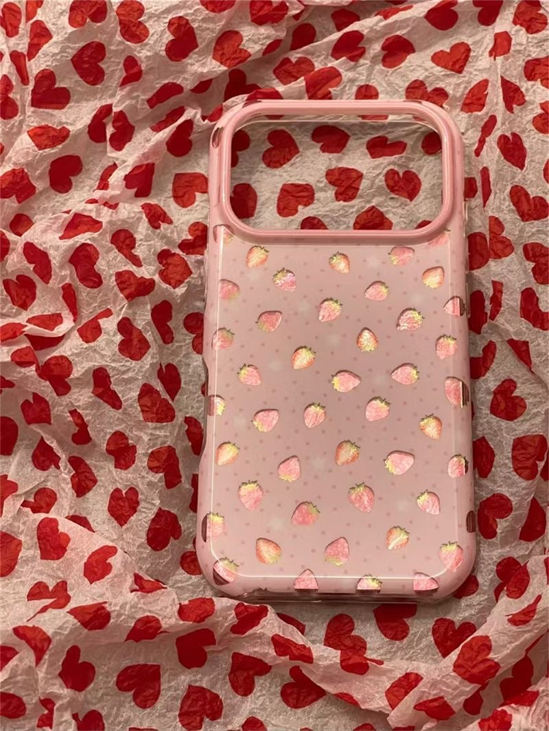 Strawberry case For iPhones
