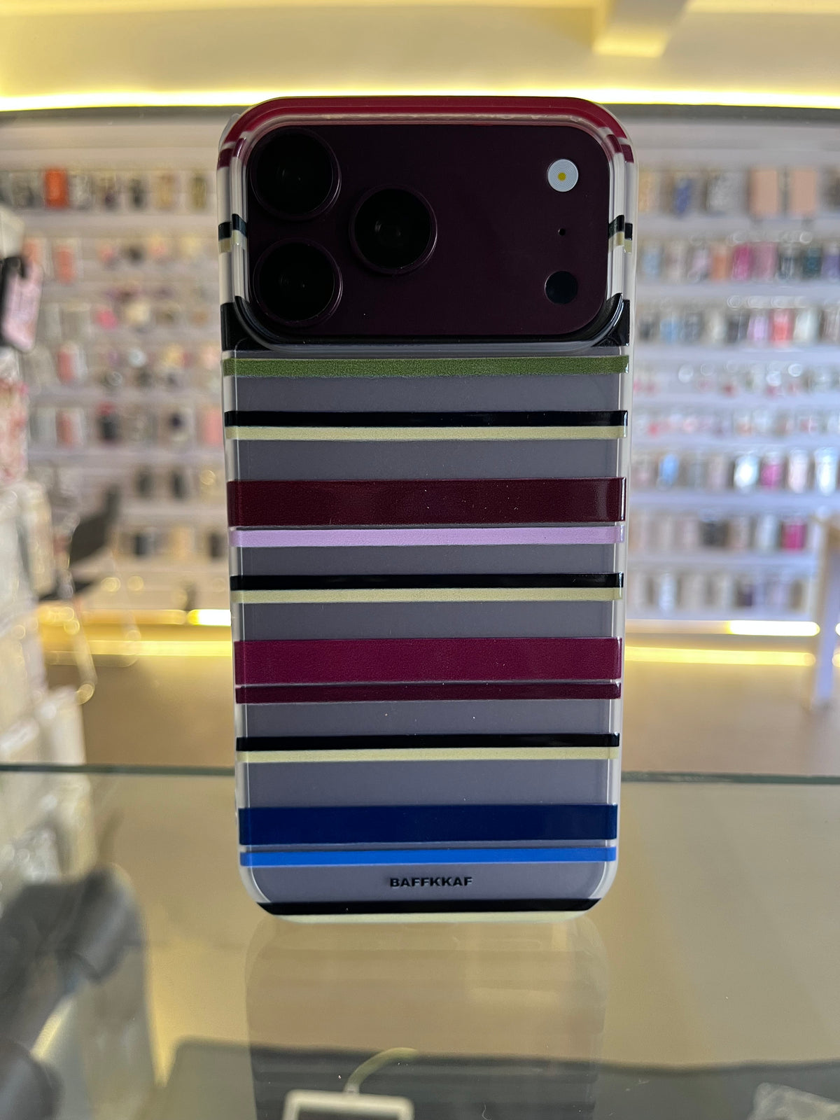 Colorful striped case for iPhones