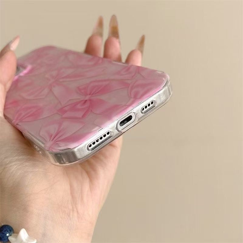 Pink bow case for iPhones