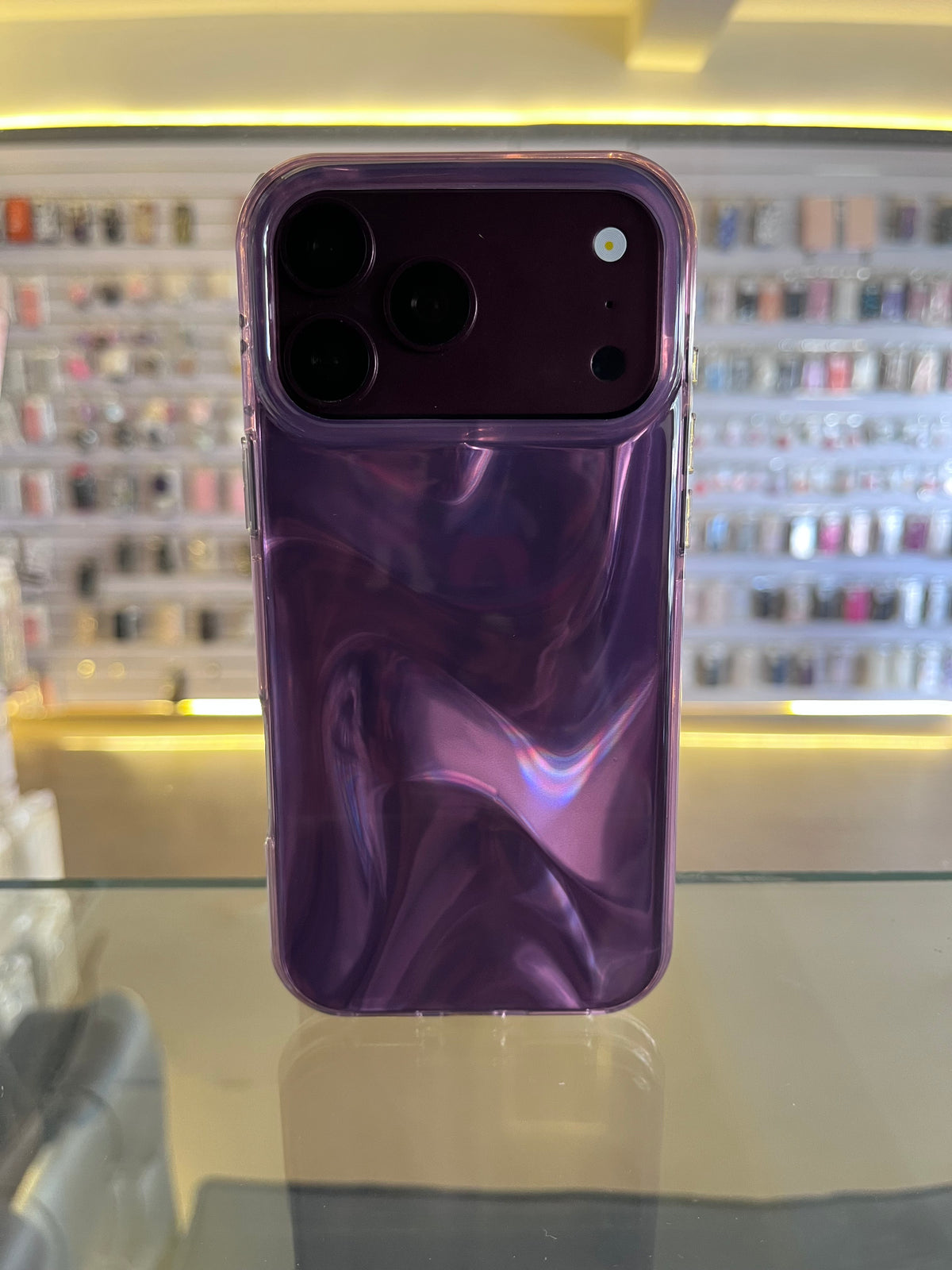 Solid Water Ripple Gloss Case For iphones