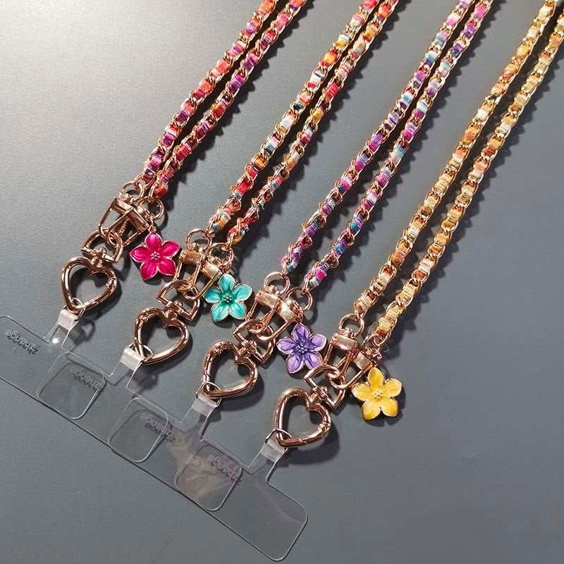 Rainbow Luxe Phone Lanyard