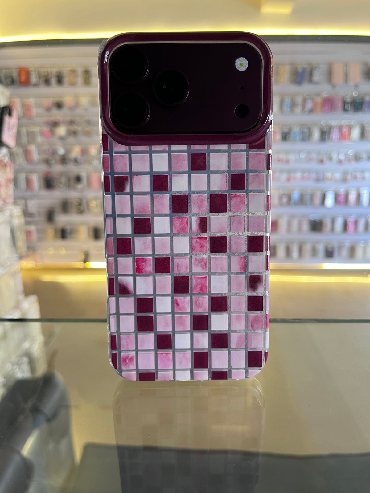 Vintage Checkerboard Patter Case For iPhones