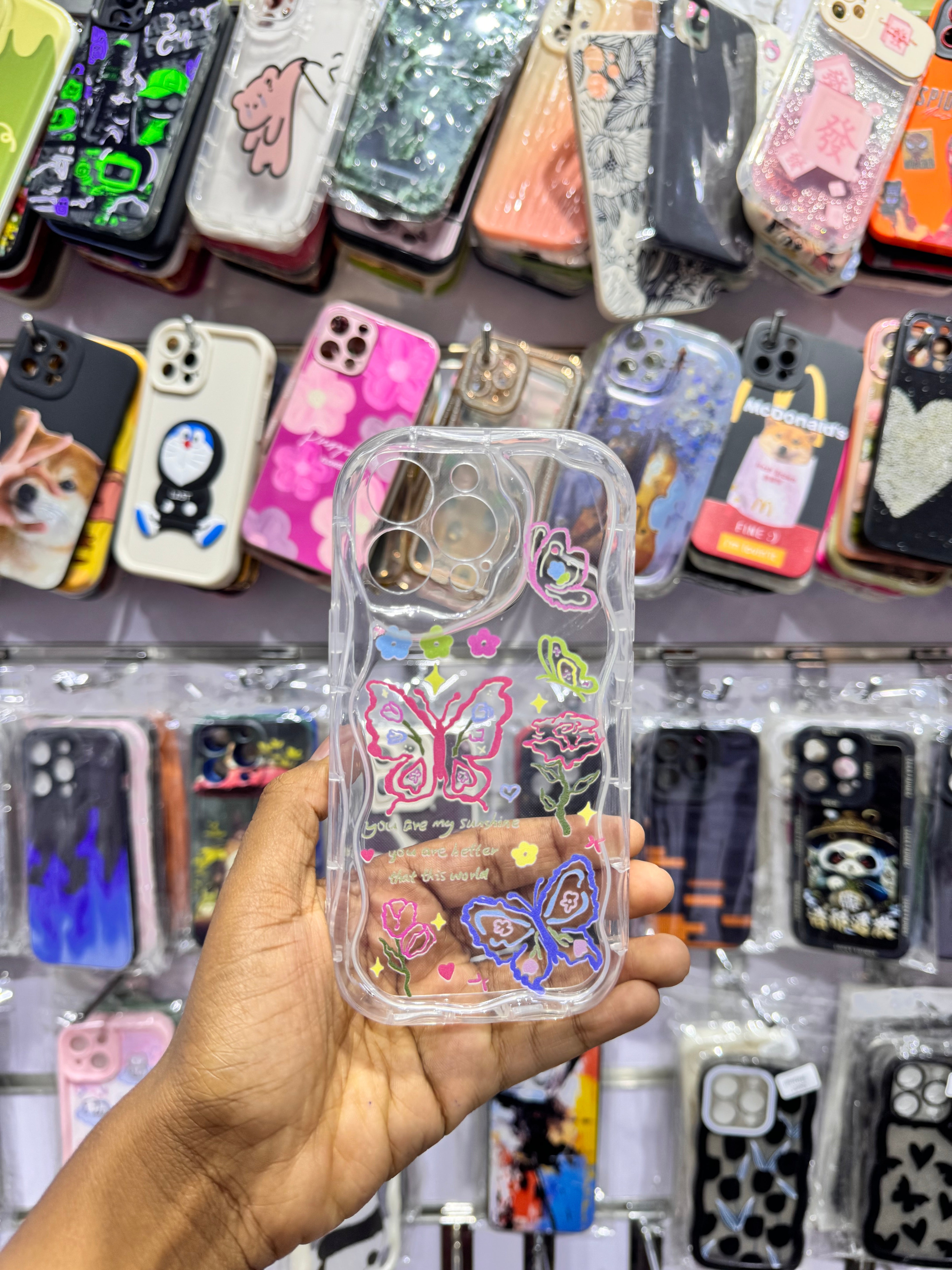 Transperent Butterfly Case For IPhones