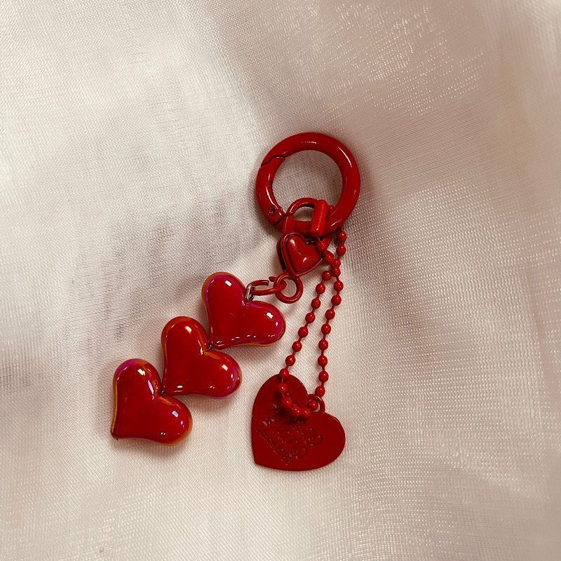 Heart key chain