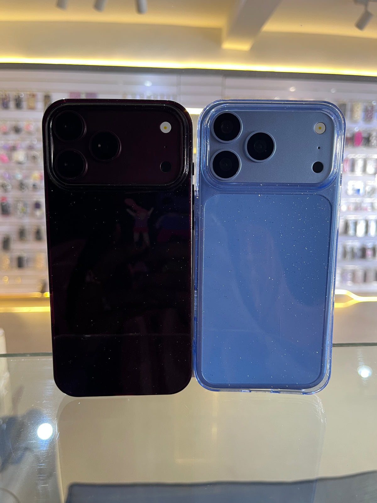 Transparent Glitter Case For iphones
