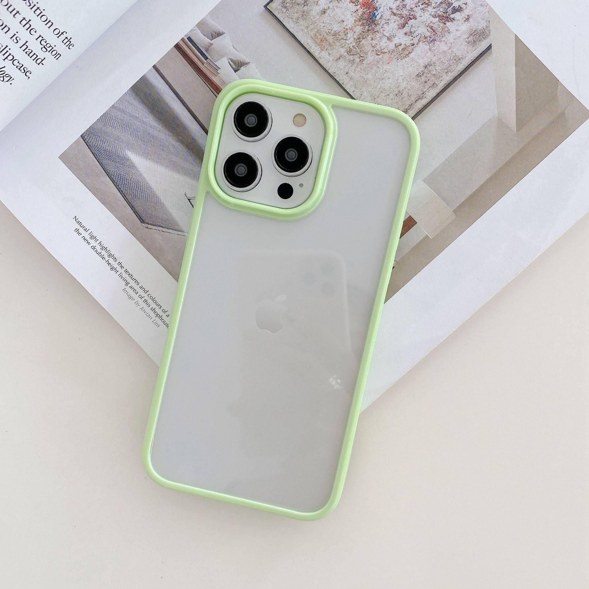 Transperent candy color Case for iPhones