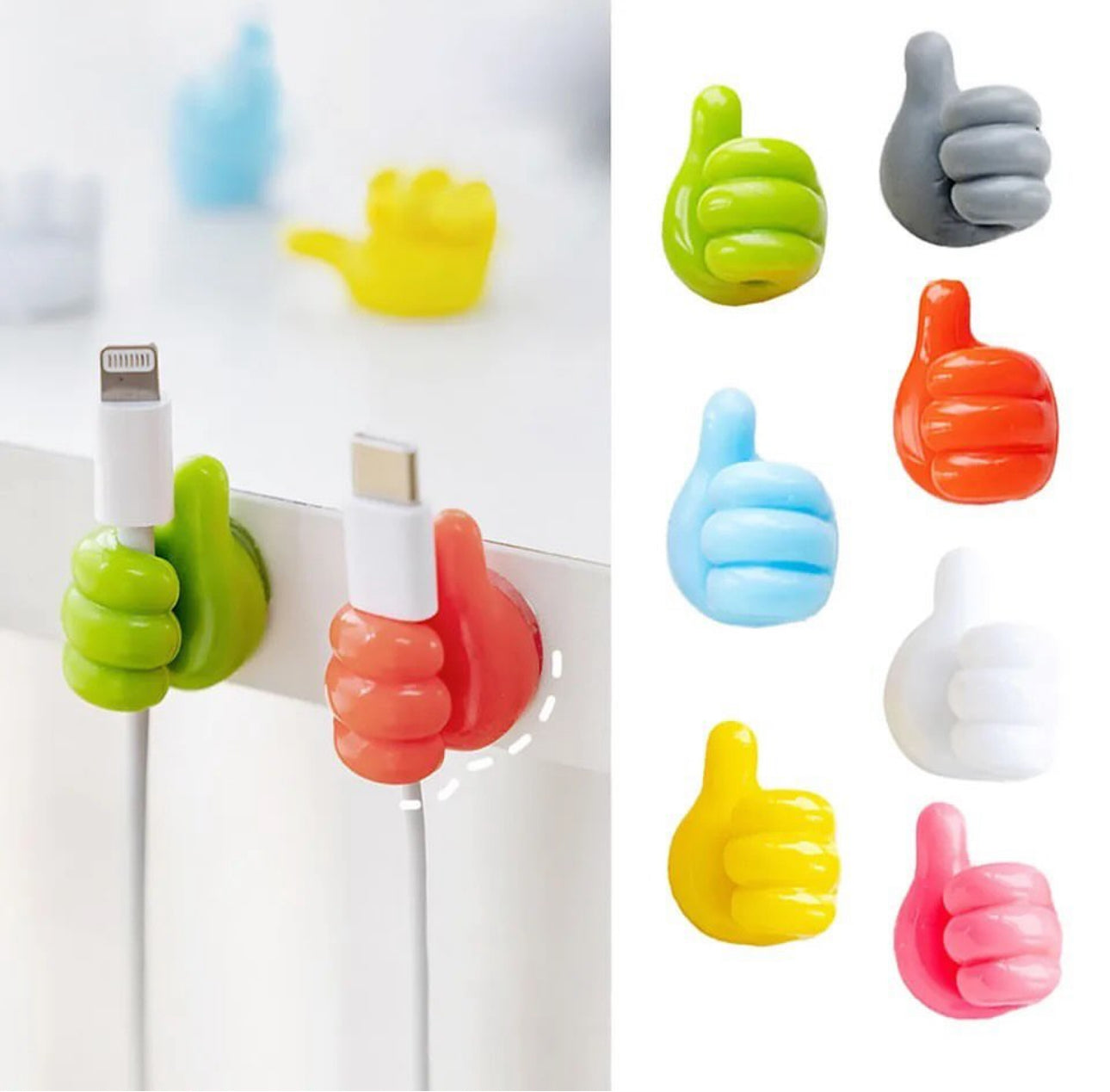 Thumb Mini Cord Holder For Earpiece,usb & More