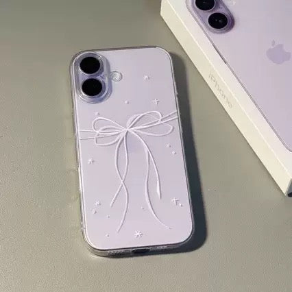 Lilac Bow iPhone Case