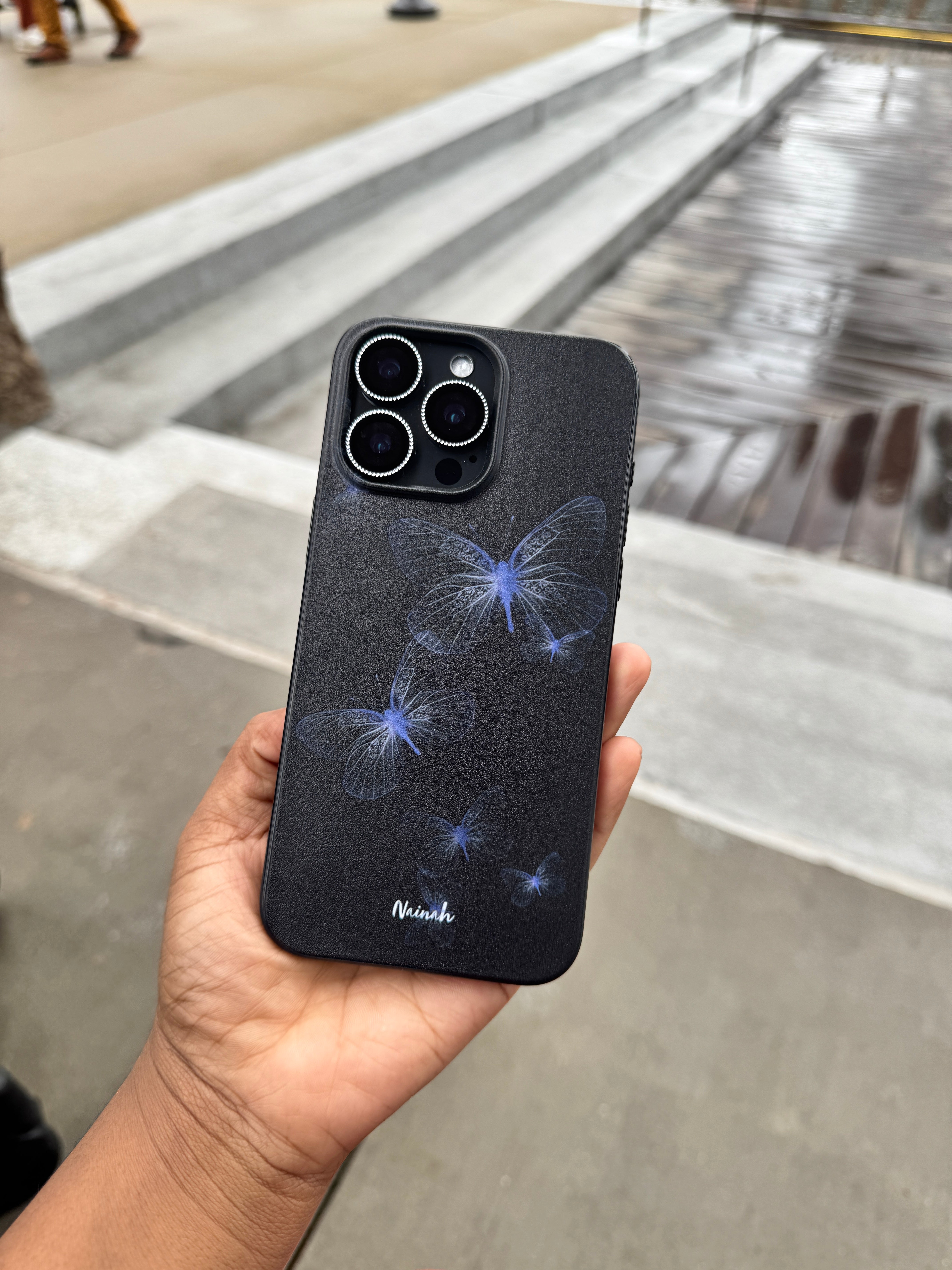 Neon Butterflies Case For iPhones