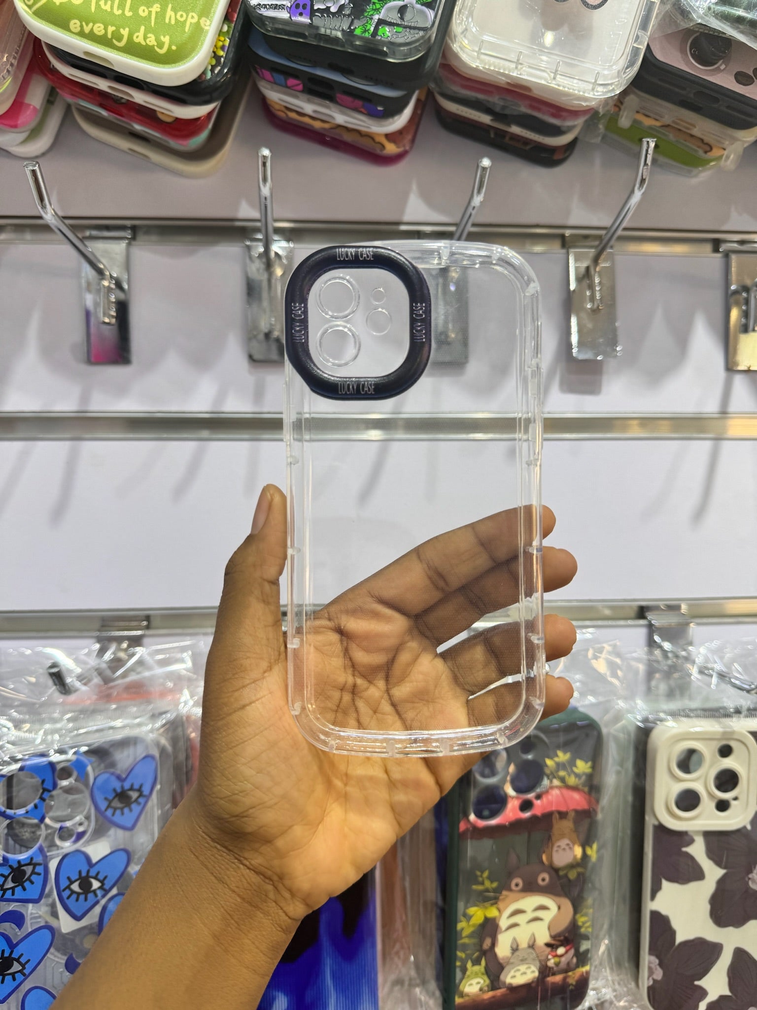 Transperent lucky Case For IPhones