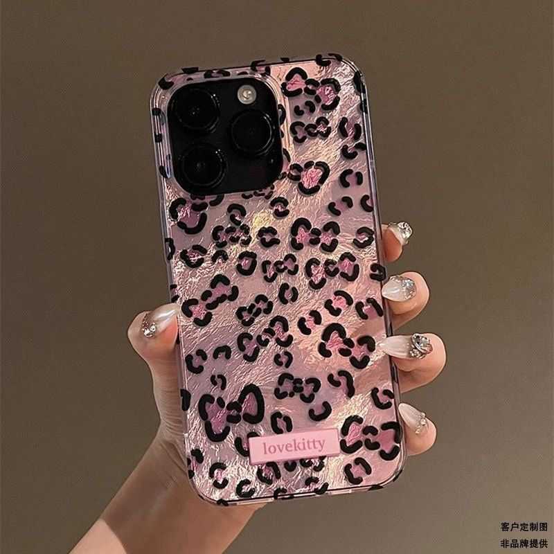 Bow Knot Leopard print Case for iPhones