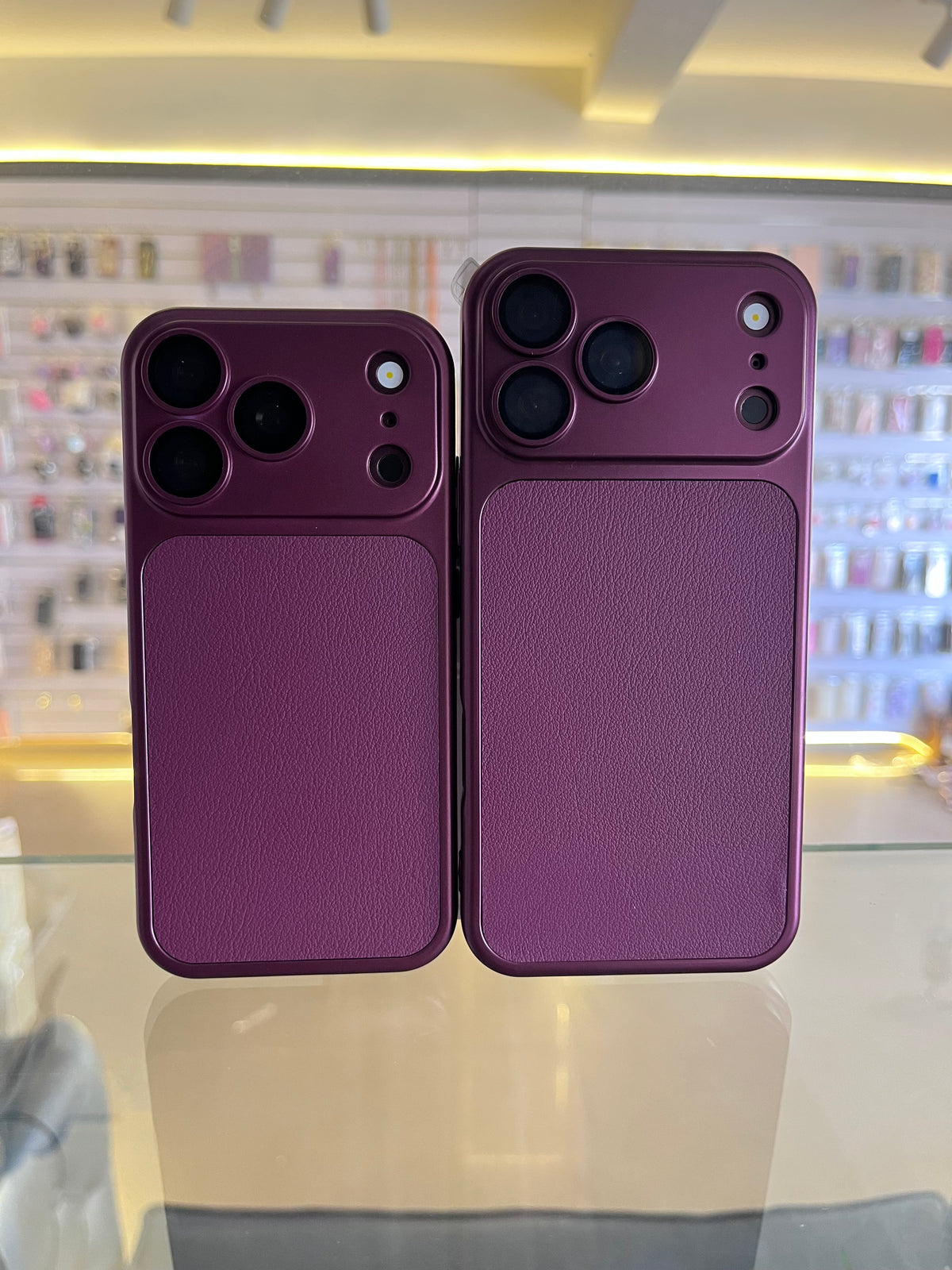 Camera Protection Burgundy Case for 18 series