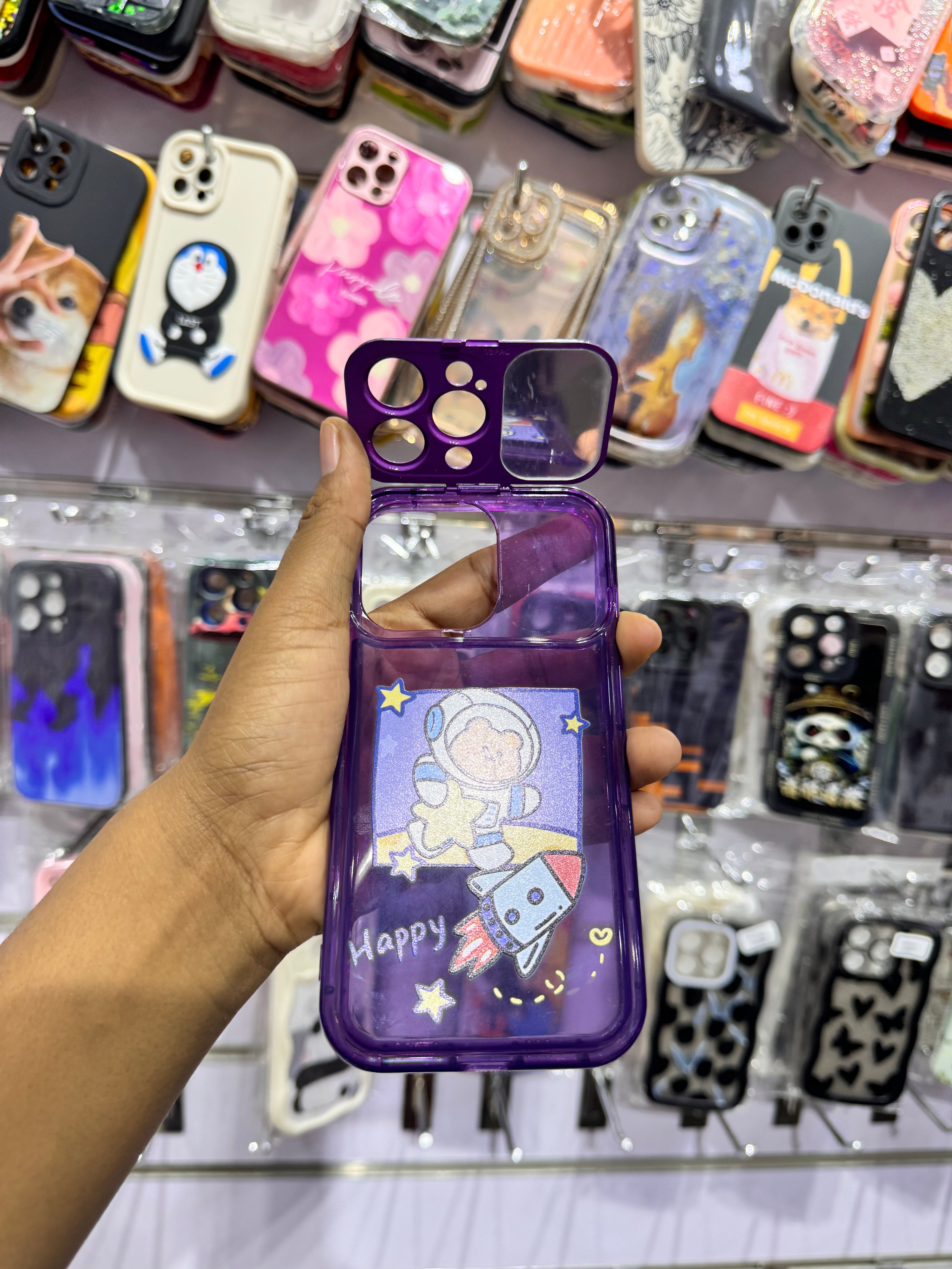 Purple Space Case For IPhones
