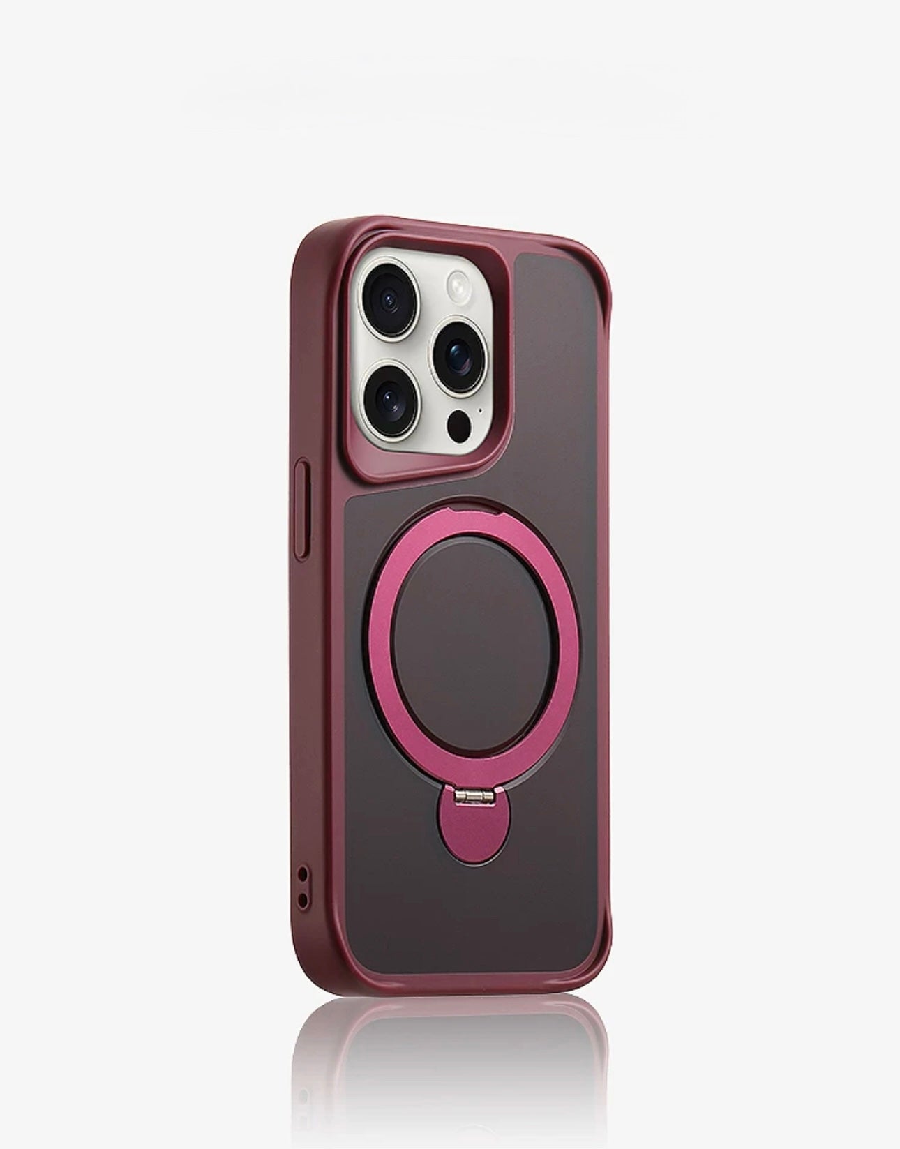 Matte Ring Magsafe Case For Iphones