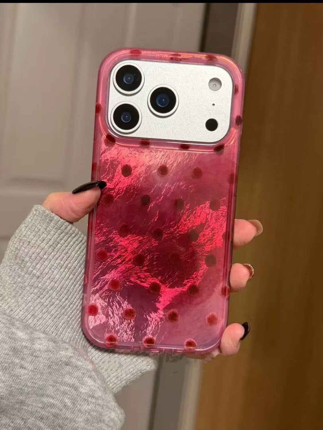 Raspberry Ripple iPhone Case