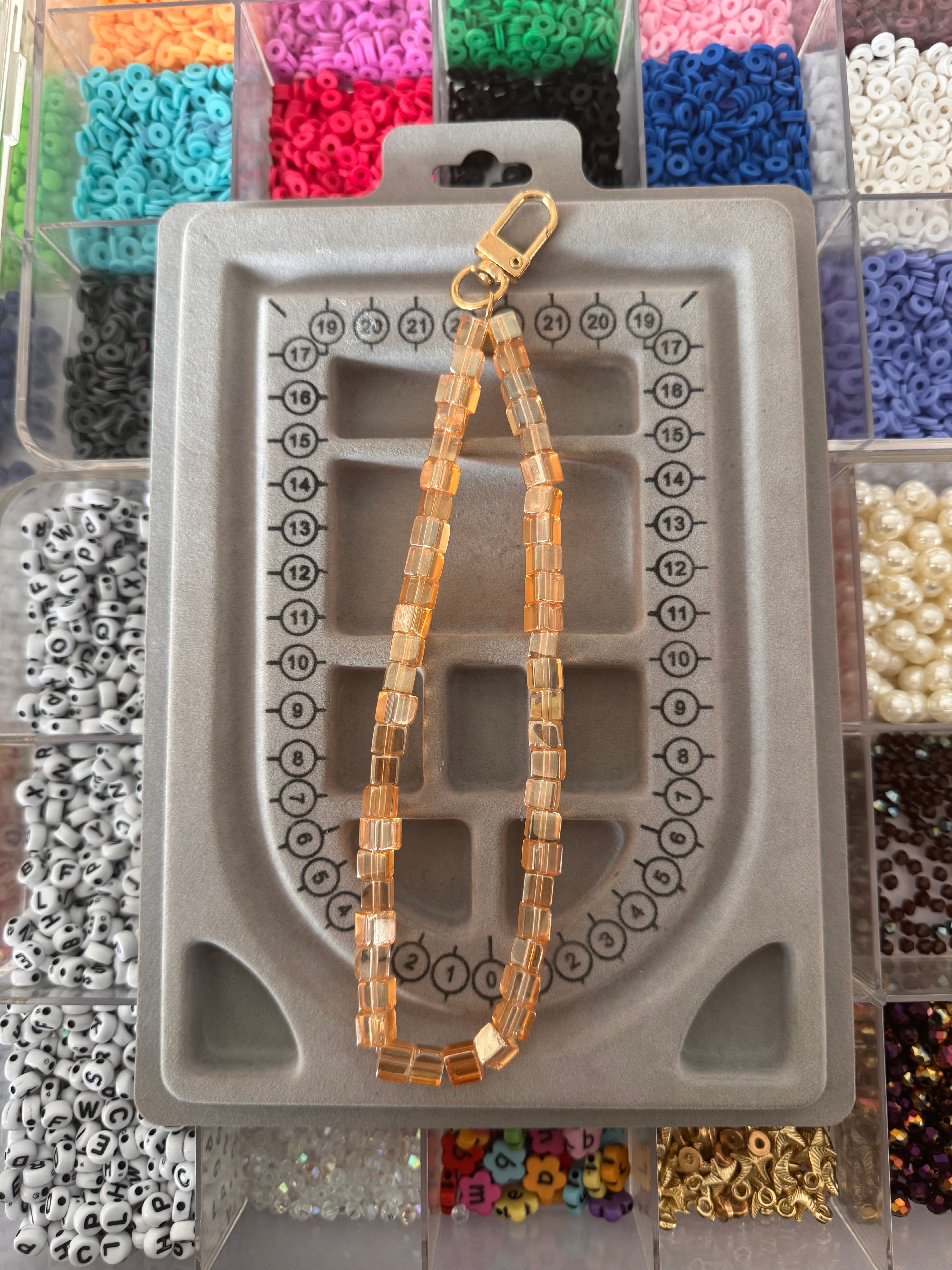 Crystal Stone phone charm