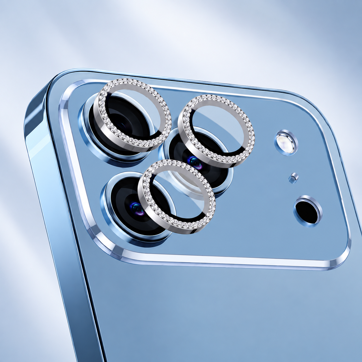 Diamond Camera Lens Ring Protector for iPhone