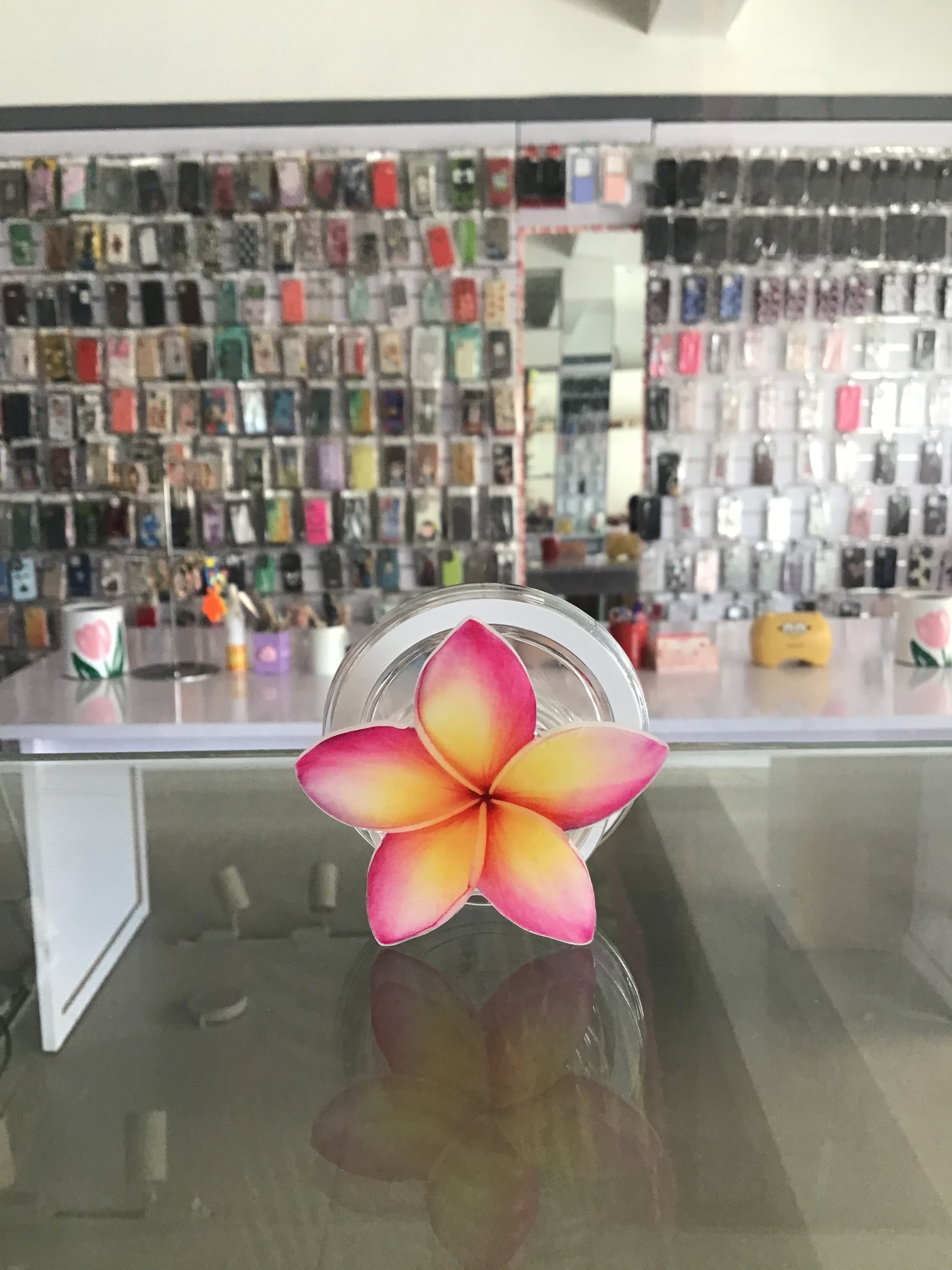 Plumeria Flower Magsafe Phone Grip