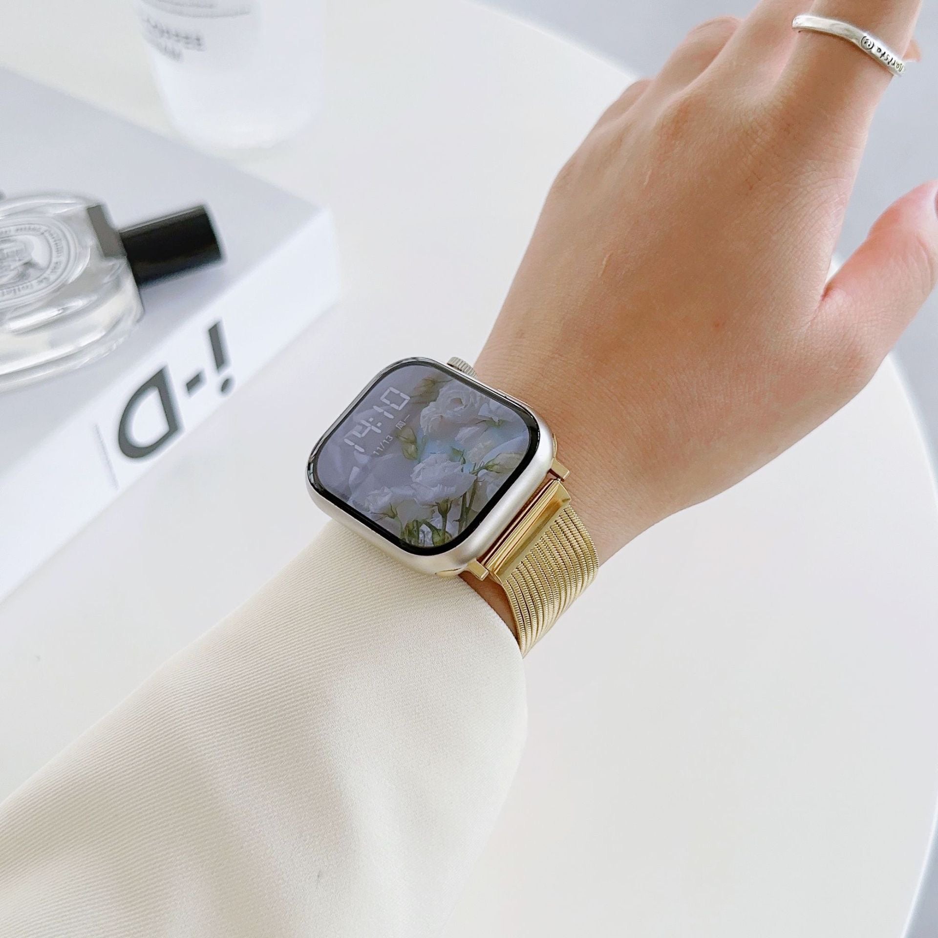 Black chain Bracelet watch Strap